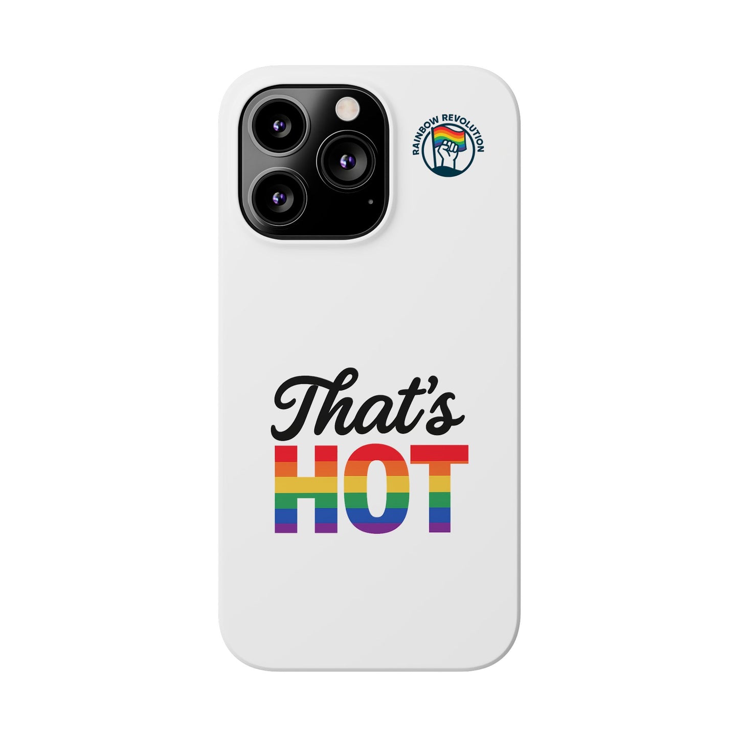 Rainbow Pride Slim Phone Cases | LGBTQ+ Accessories, Gifts for Friends, Trendy Phone Cover, Summer Vibes