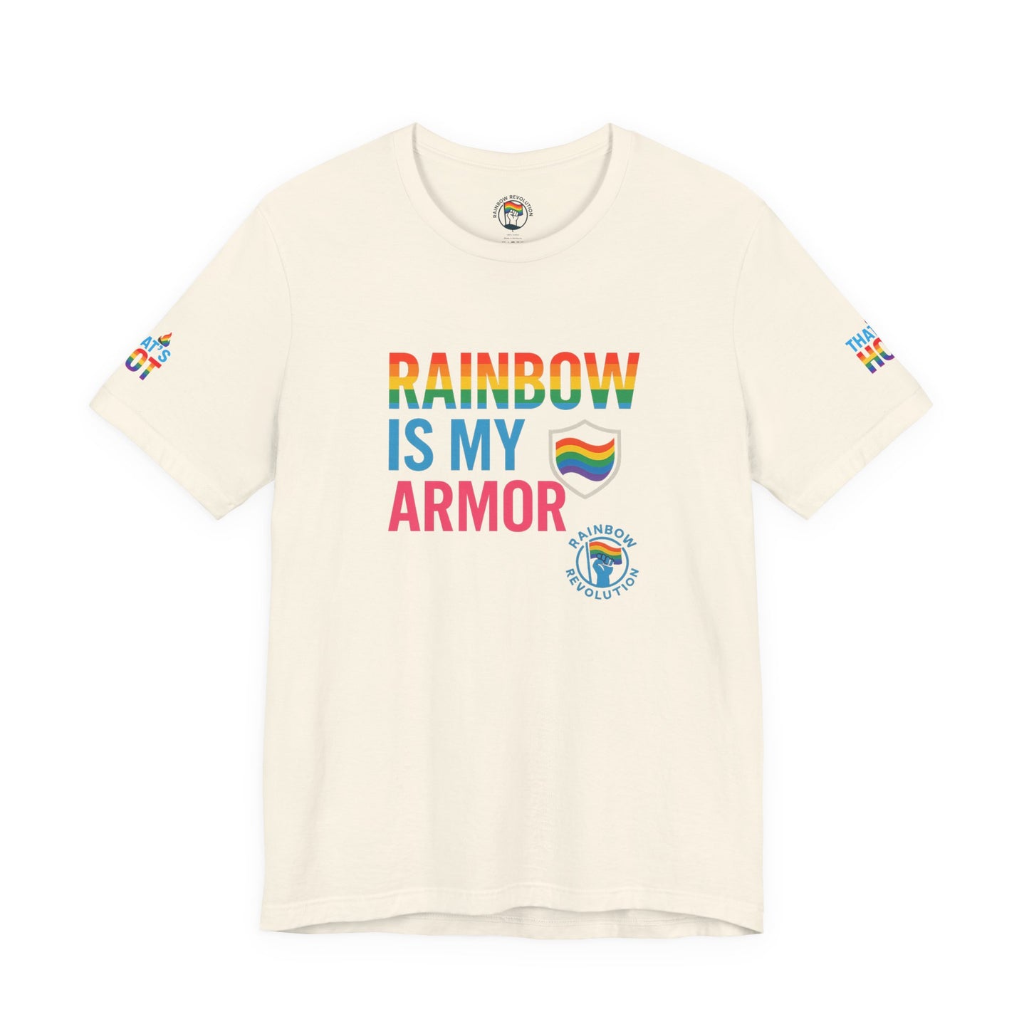 Pride Rainbow Tee, Unisex Short Sleeve Shirt, LGBTQ+ Apparel, Comfortable Summer Top, Celebratory Outfit, Gift for Allies