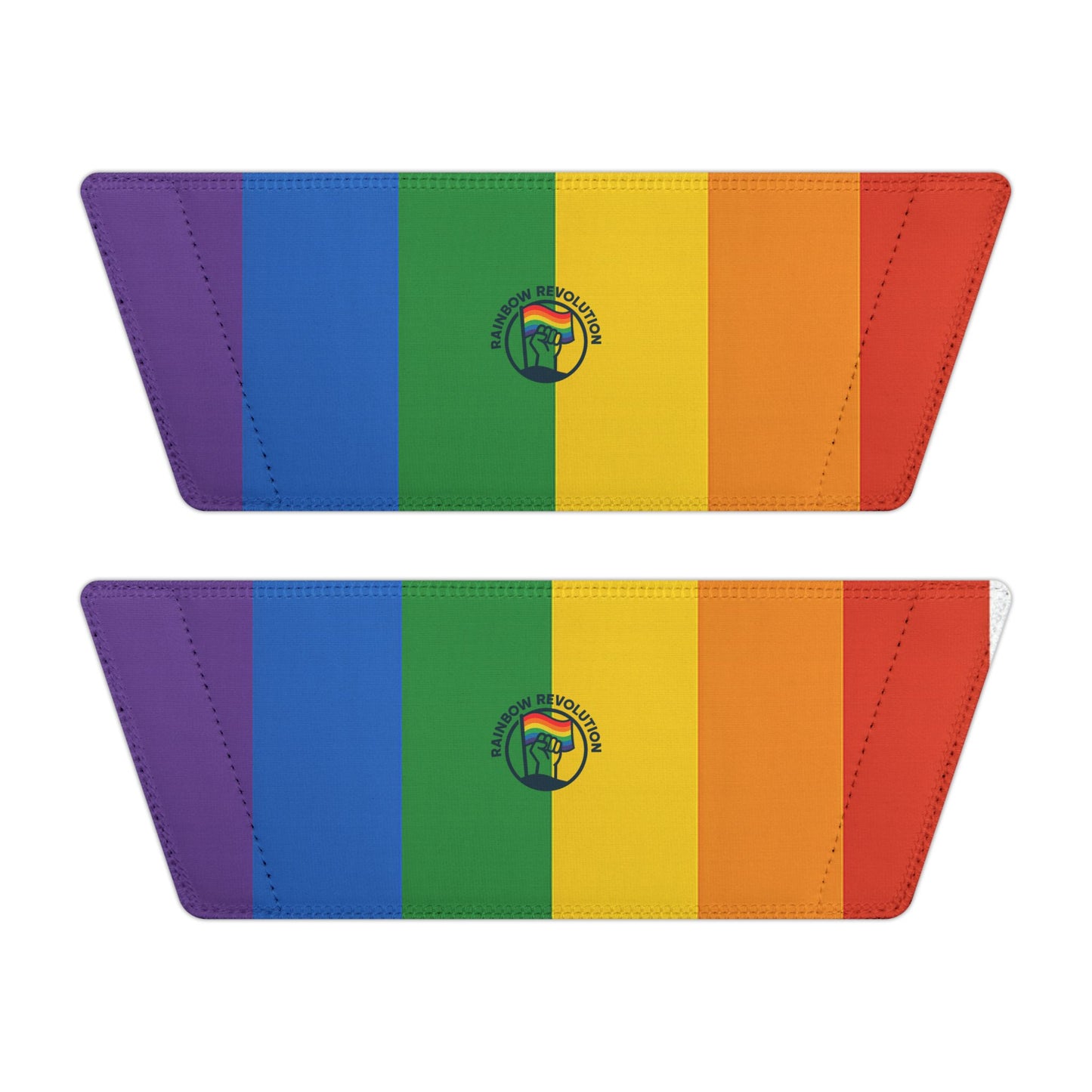 Vibrant Pride Sandals, Men's Summer Footwear, LGBTQ+ Support, Removable-Strap Slide Sandals, Beachwear, Casual Comfort