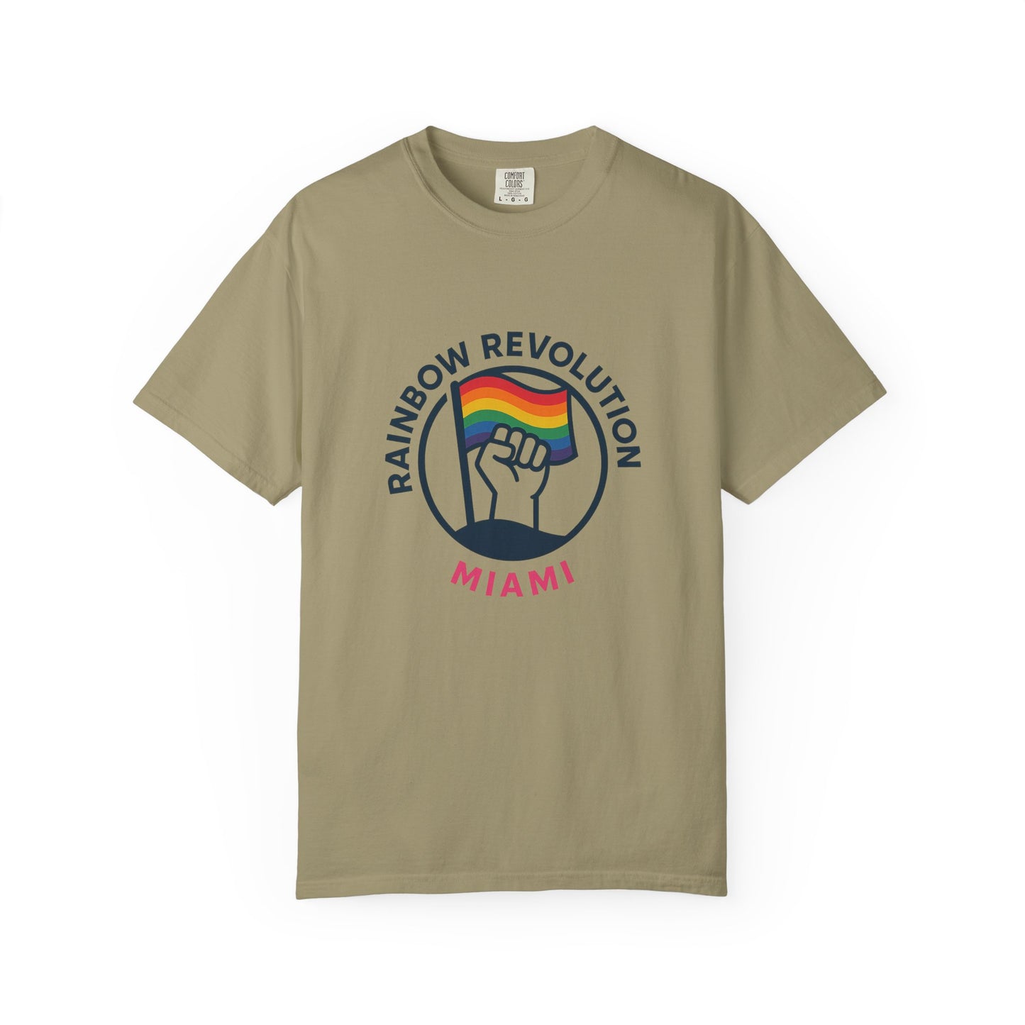 Unisex Rainbow Revolution T-shirt - Celebrate Pride, Summer Vibes, LGBTQ+ Support, Miami Love, Casual Wear