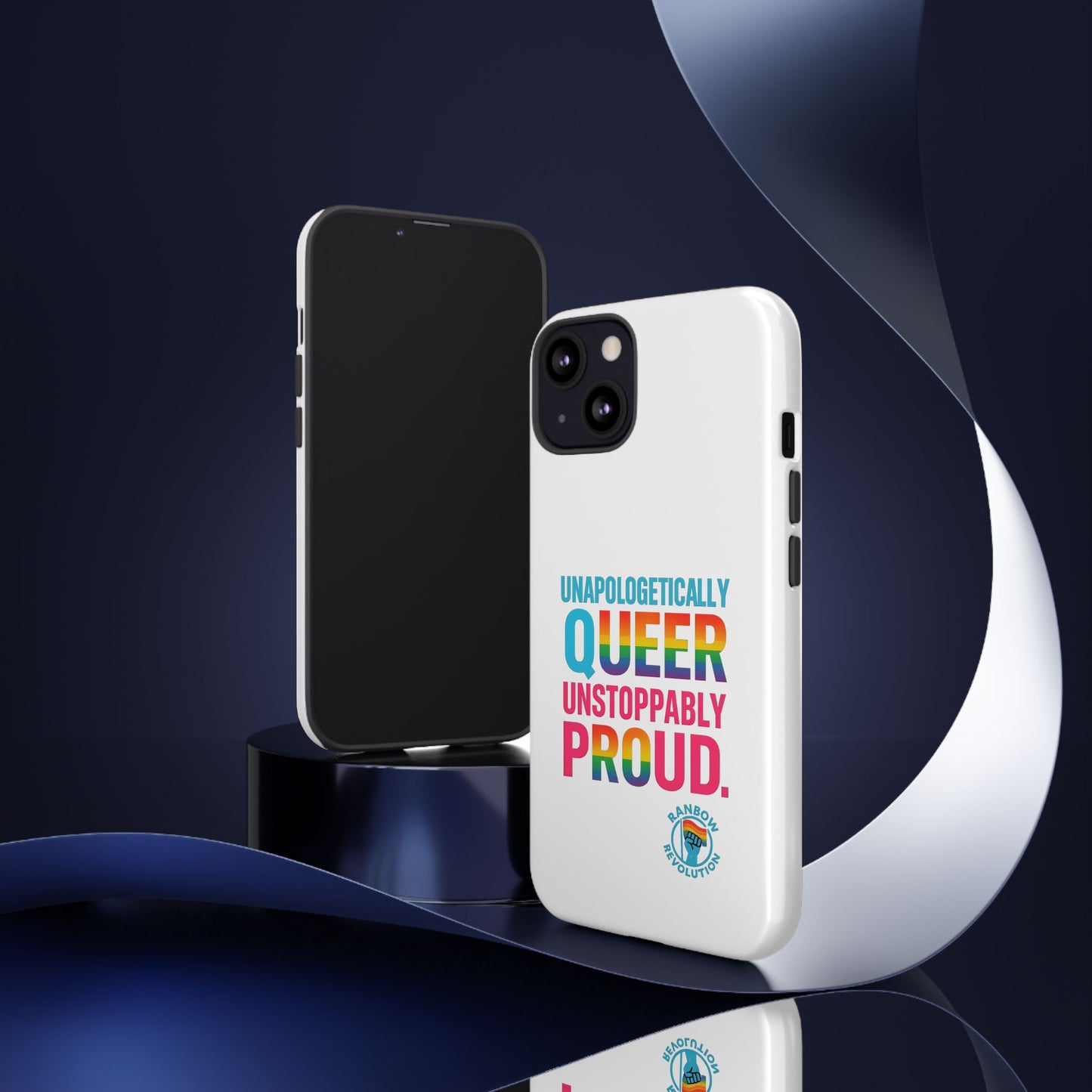 Pride Phone Case - Unapologetically Queer, LGBTQ+ Accessory, Colorful Phone Cover, Rainbow Gift, Queer Pride