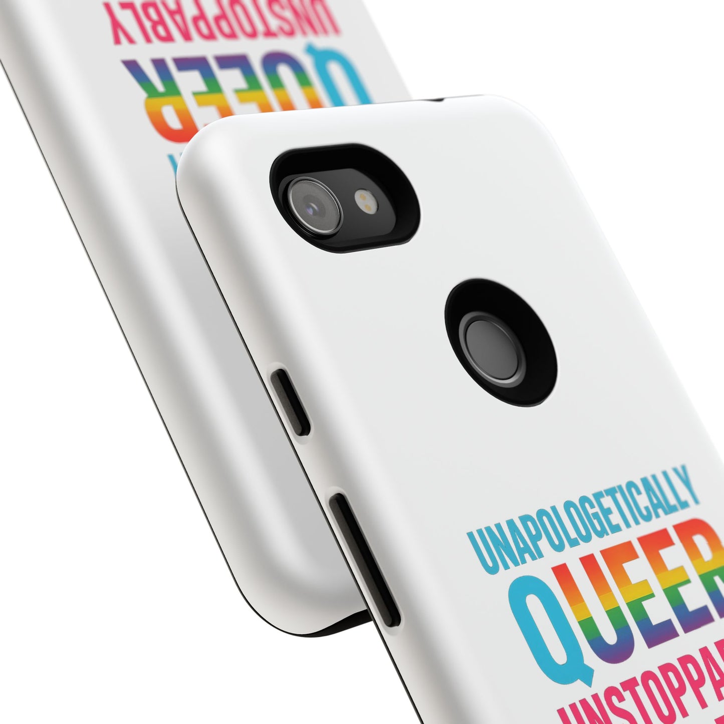 Pride Phone Case - Unapologetically Queer, LGBTQ+ Accessory, Colorful Phone Cover, Rainbow Gift, Queer Pride