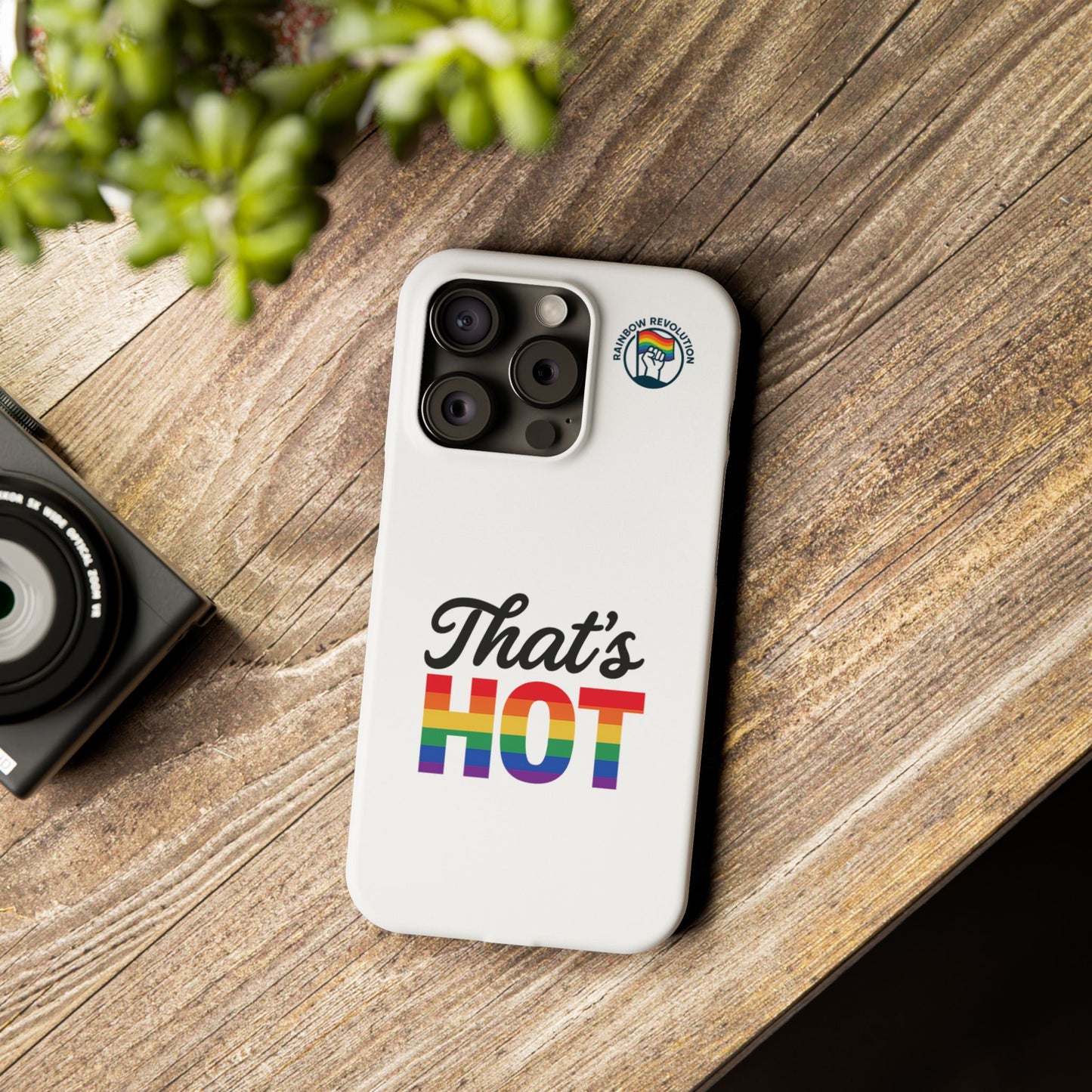 Rainbow Pride Slim Phone Cases | LGBTQ+ Accessories, Gifts for Friends, Trendy Phone Cover, Summer Vibes