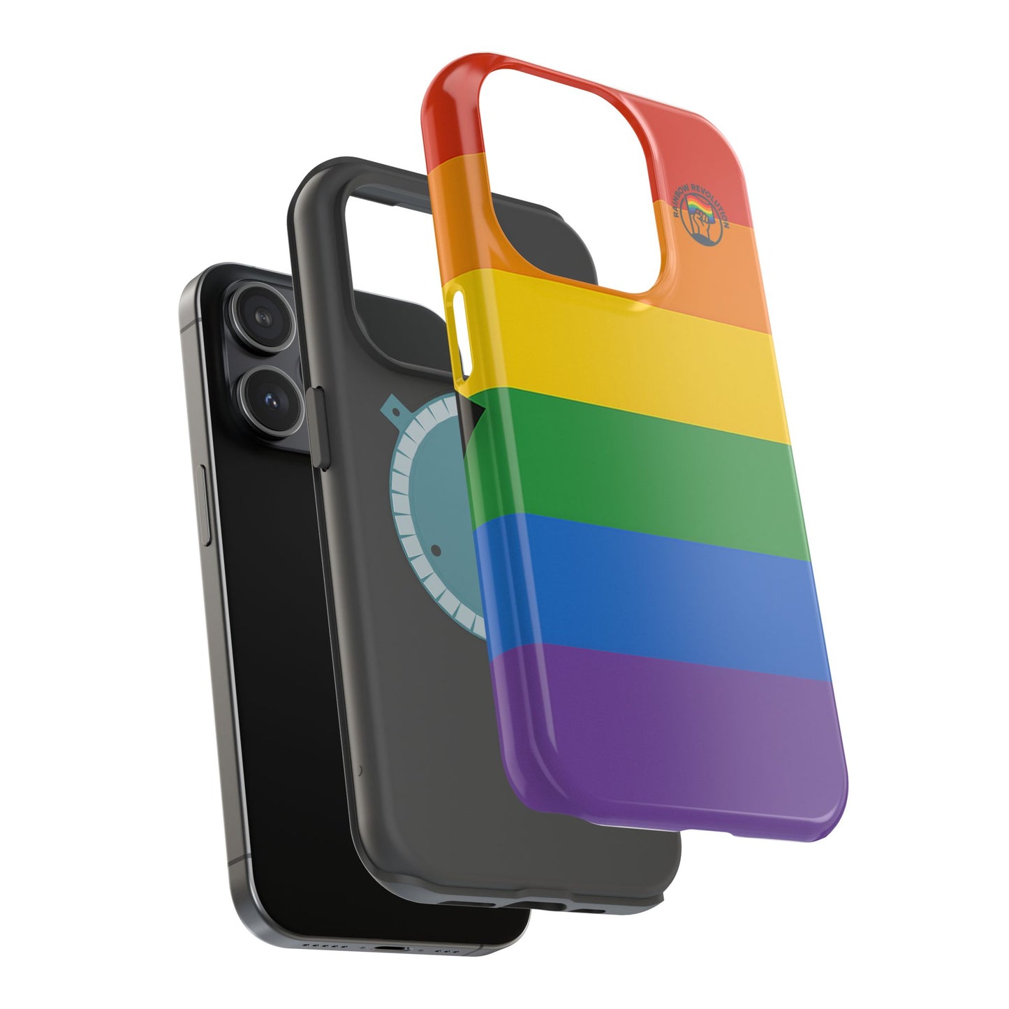 Rainbow Pride Magnetic Phone Case | LGBTQ+ Accessories, Colorful Phone Protection, Gift for Pride Month, Unique Cell Cover