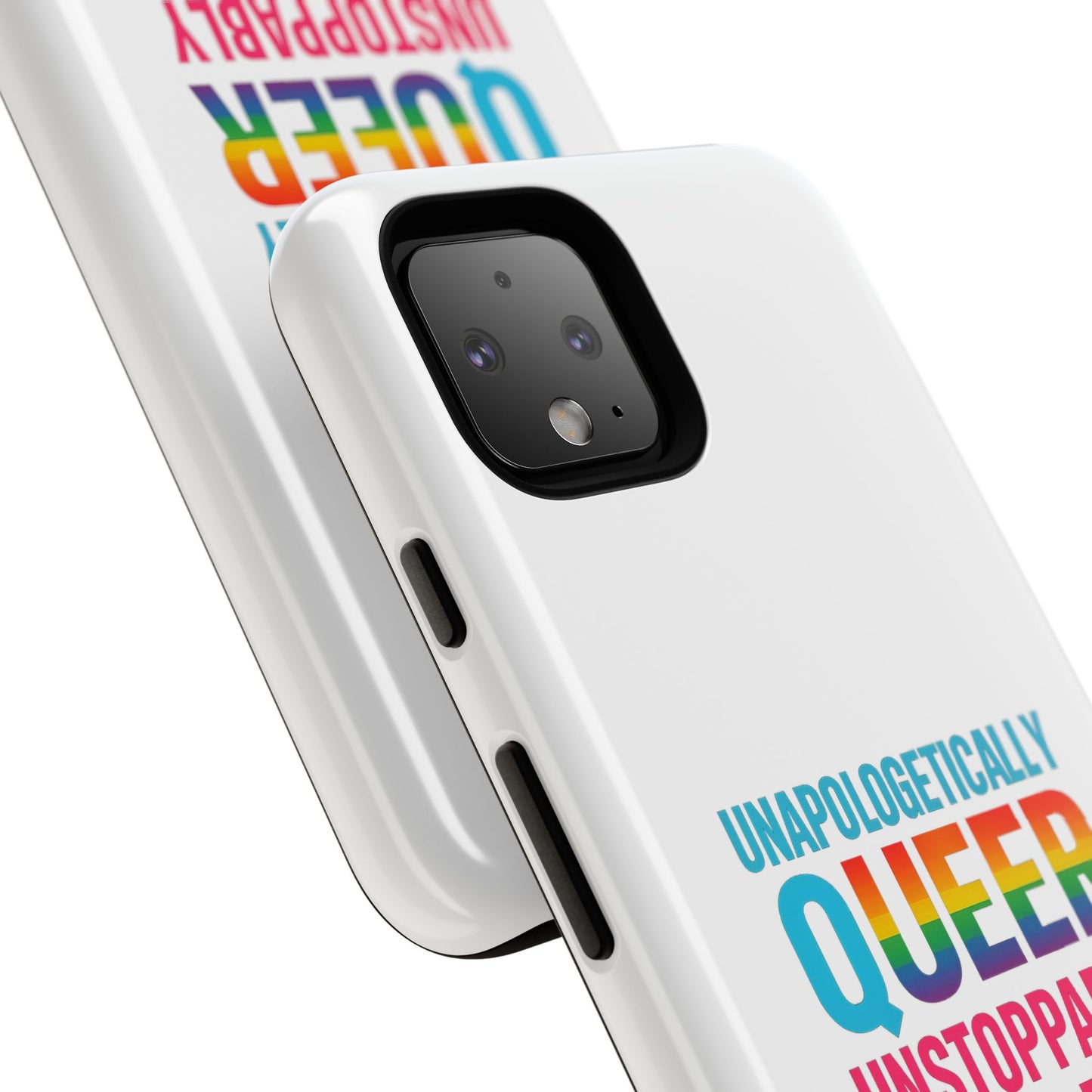 Pride Phone Case - Unapologetically Queer, LGBTQ+ Accessory, Colorful Phone Cover, Rainbow Gift, Queer Pride