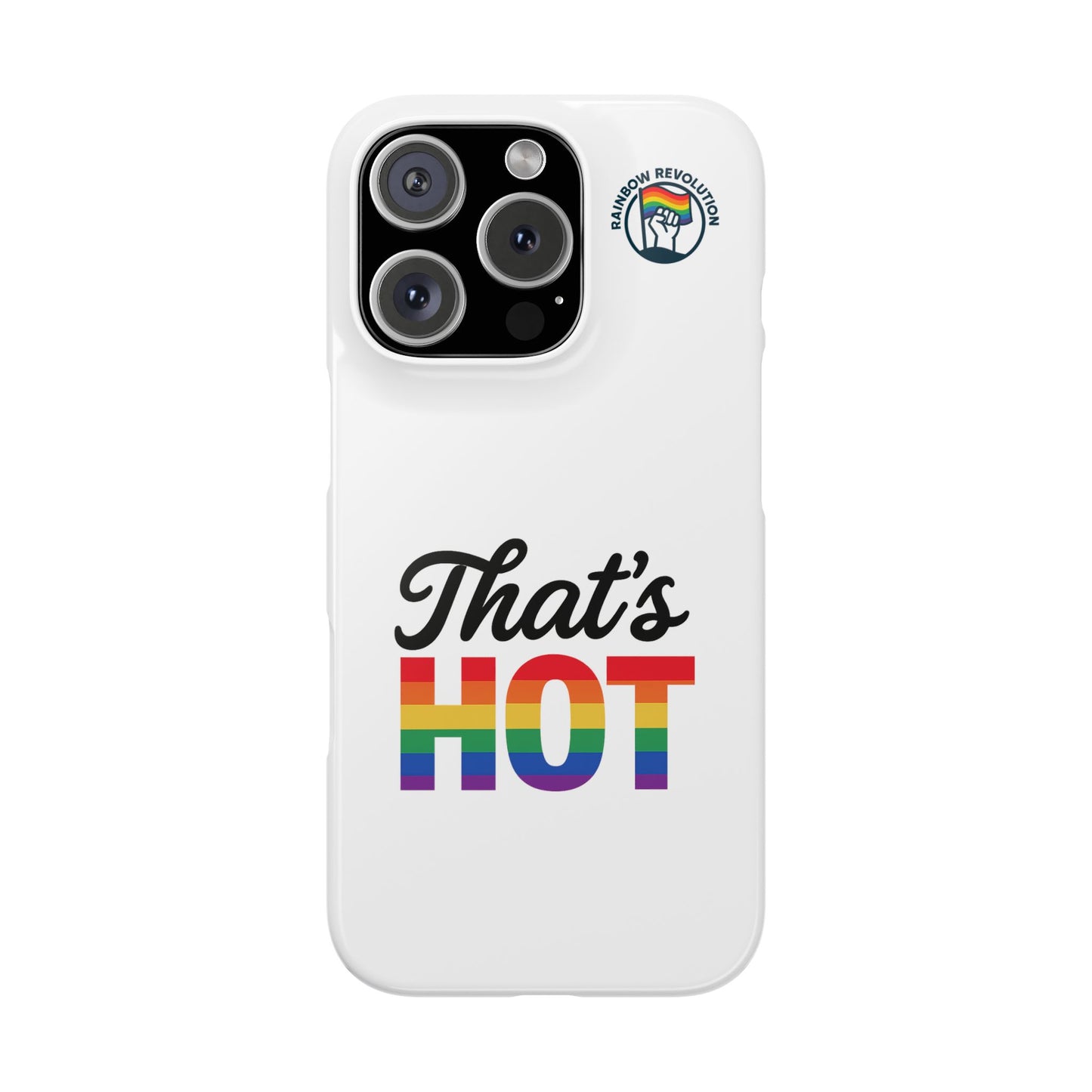 Rainbow Pride Slim Phone Cases | LGBTQ+ Accessories, Gifts for Friends, Trendy Phone Cover, Summer Vibes