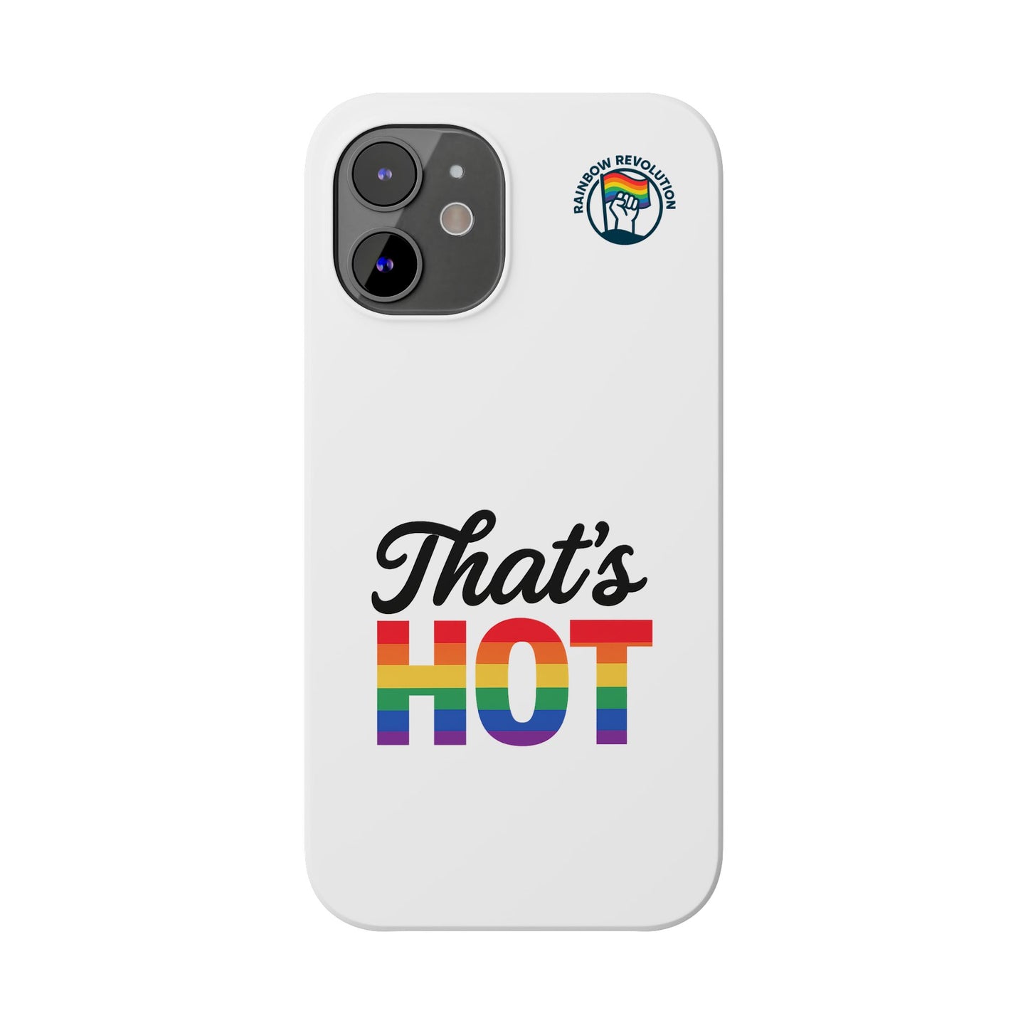 Rainbow Pride Slim Phone Cases | LGBTQ+ Accessories, Gifts for Friends, Trendy Phone Cover, Summer Vibes