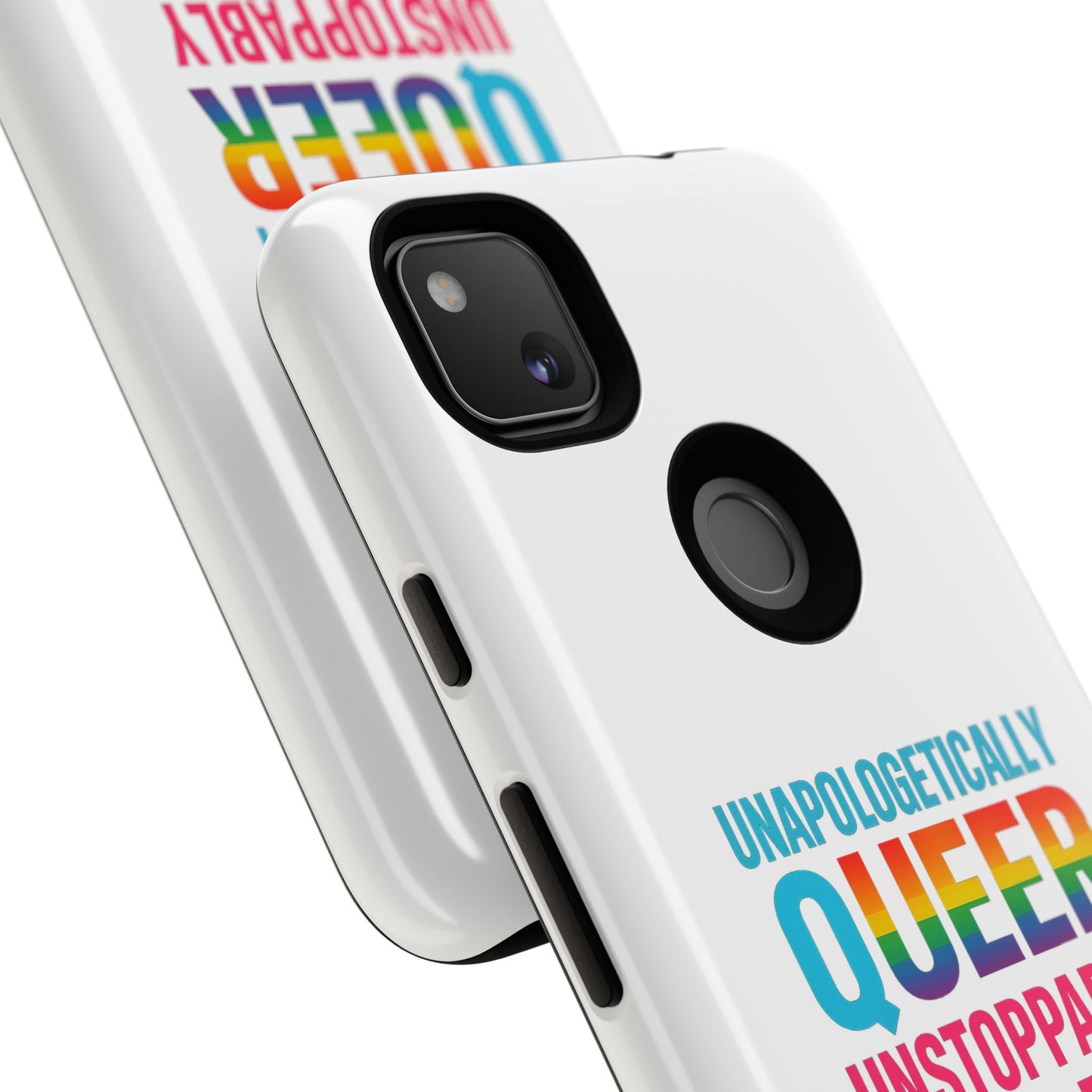 Pride Phone Case - Unapologetically Queer, LGBTQ+ Accessory, Colorful Phone Cover, Rainbow Gift, Queer Pride