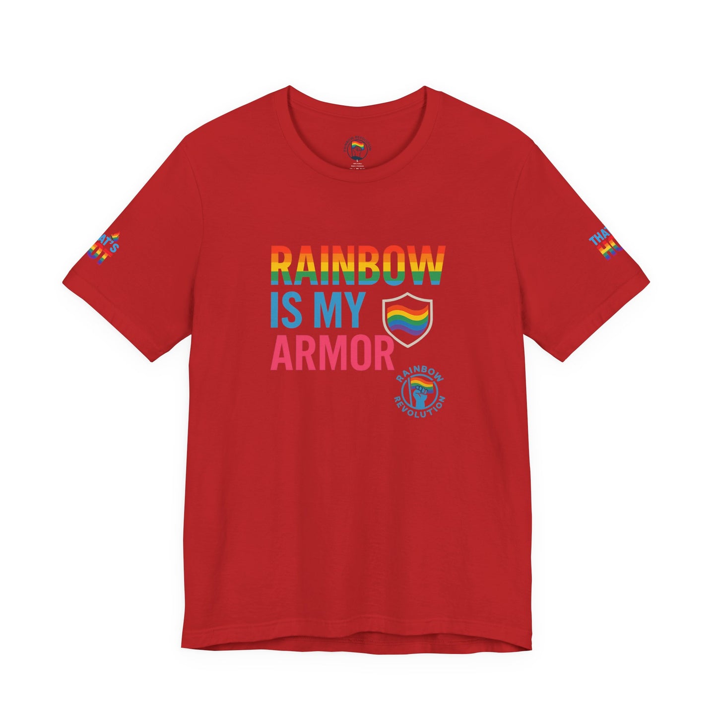 Pride Rainbow Tee, Unisex Short Sleeve Shirt, LGBTQ+ Apparel, Comfortable Summer Top, Celebratory Outfit, Gift for Allies