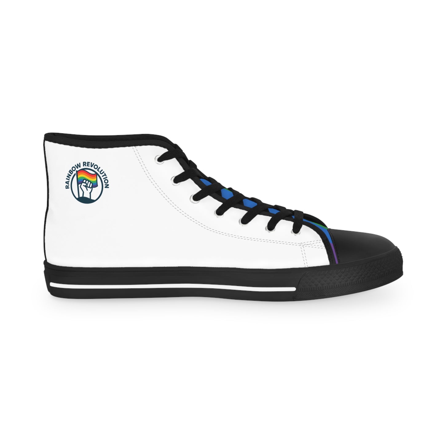 Colorful Love High Top Sneakers | Casual Streetwear, Unisex Fashion, Perfect for Summer Outings, Music Festivals, and Gifts - LOVE