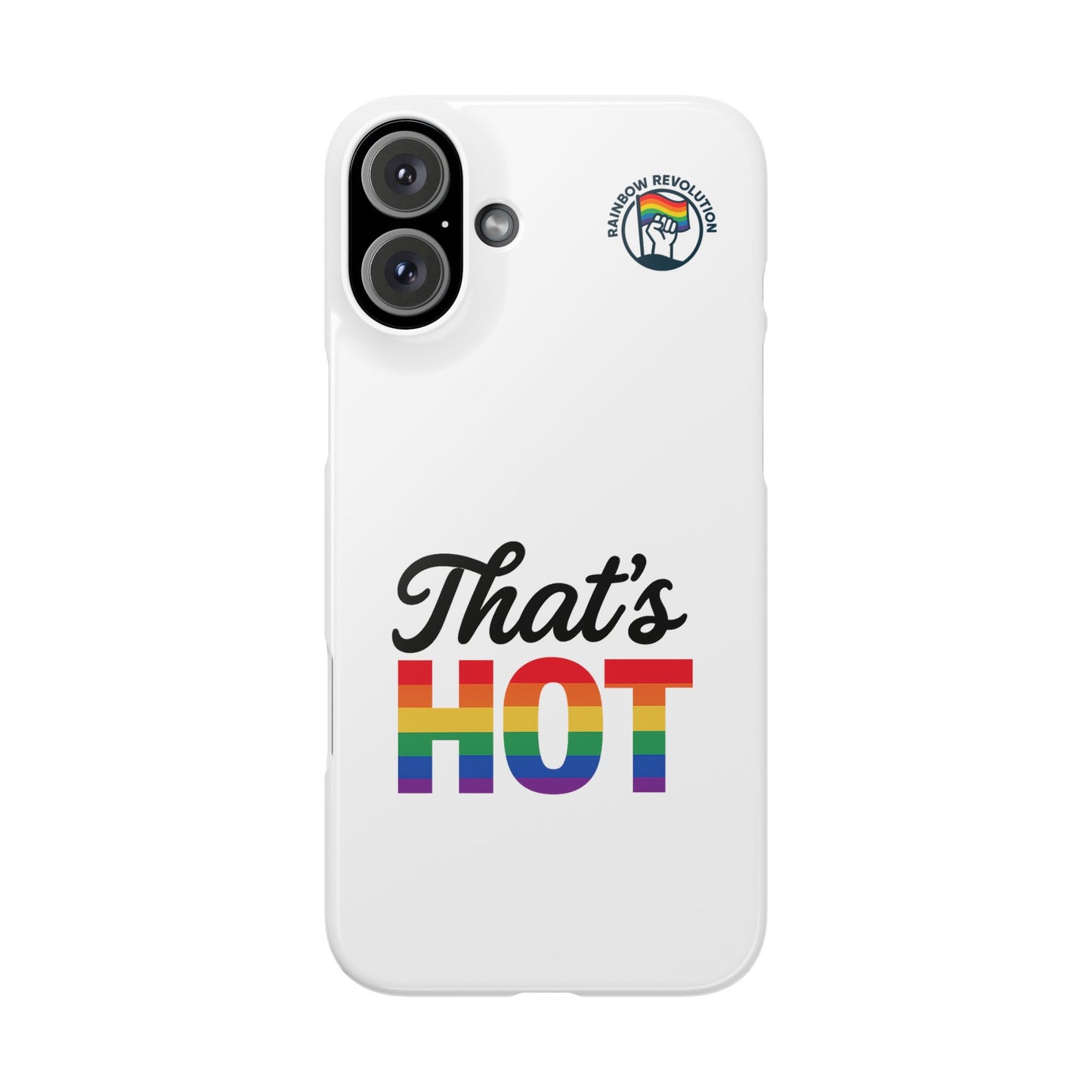 Rainbow Pride Slim Phone Cases | LGBTQ+ Accessories, Gifts for Friends, Trendy Phone Cover, Summer Vibes
