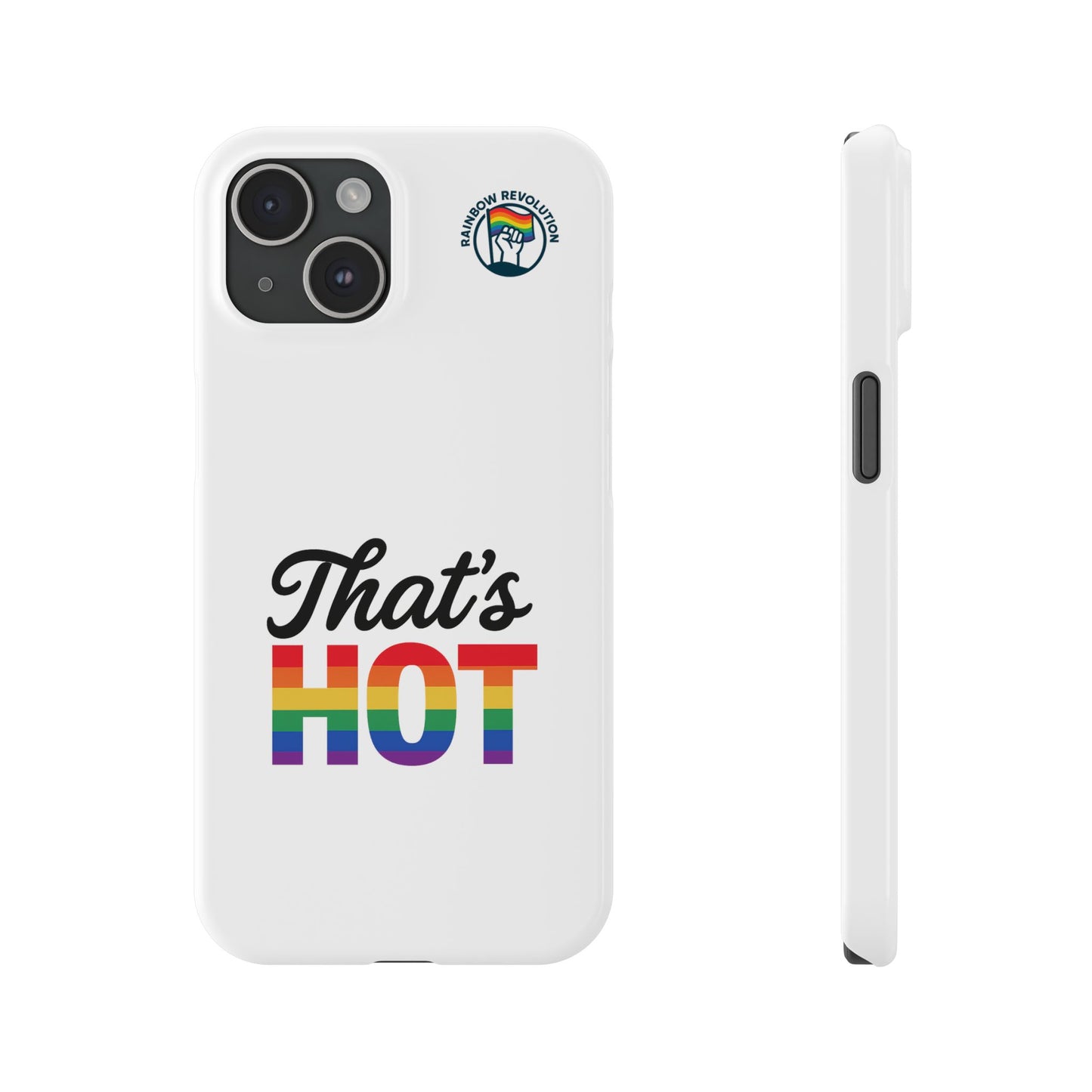 Rainbow Pride Slim Phone Cases | LGBTQ+ Accessories, Gifts for Friends, Trendy Phone Cover, Summer Vibes