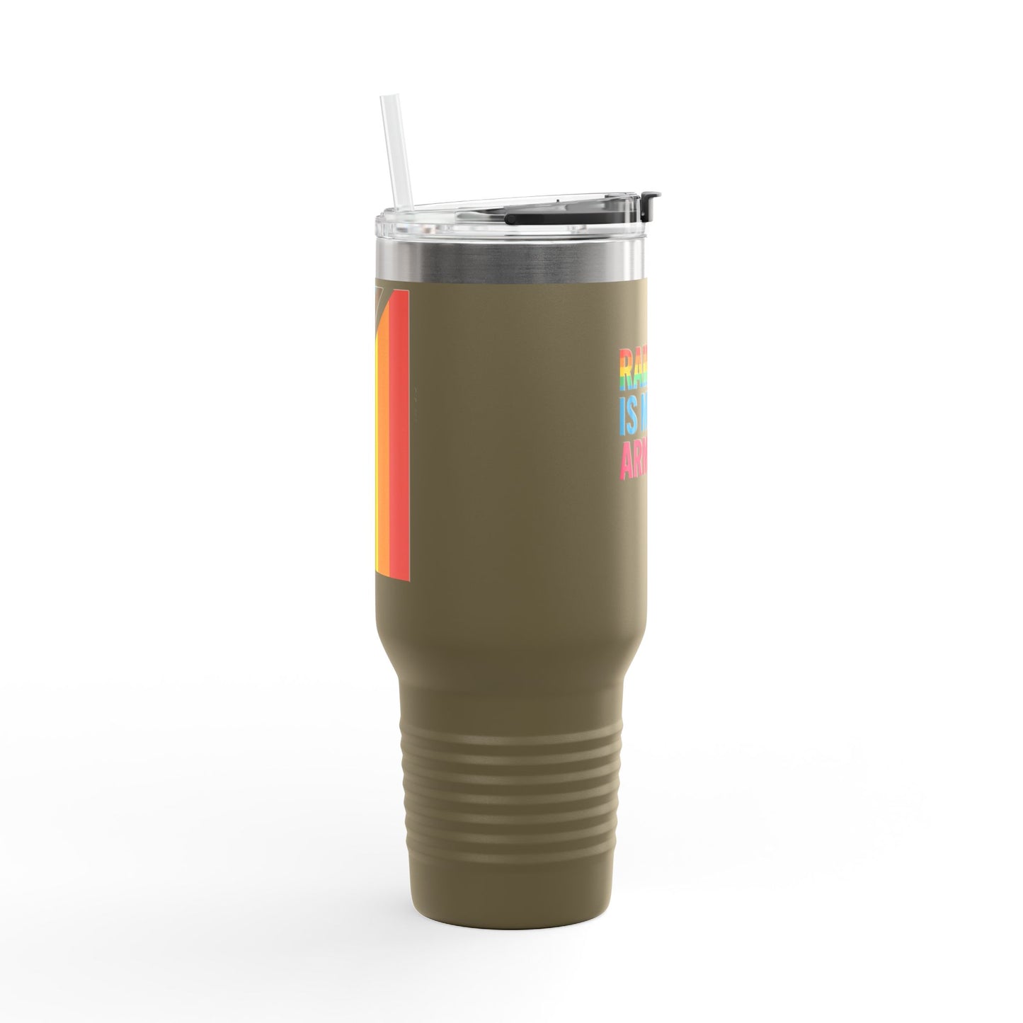 Vibrant Insulated Travel Mug, 40oz | Perfect for LGBTQ+ Pride Celebrations, Everyday Hydration, Gifts for Friends, Outdoor Adventures, [...]