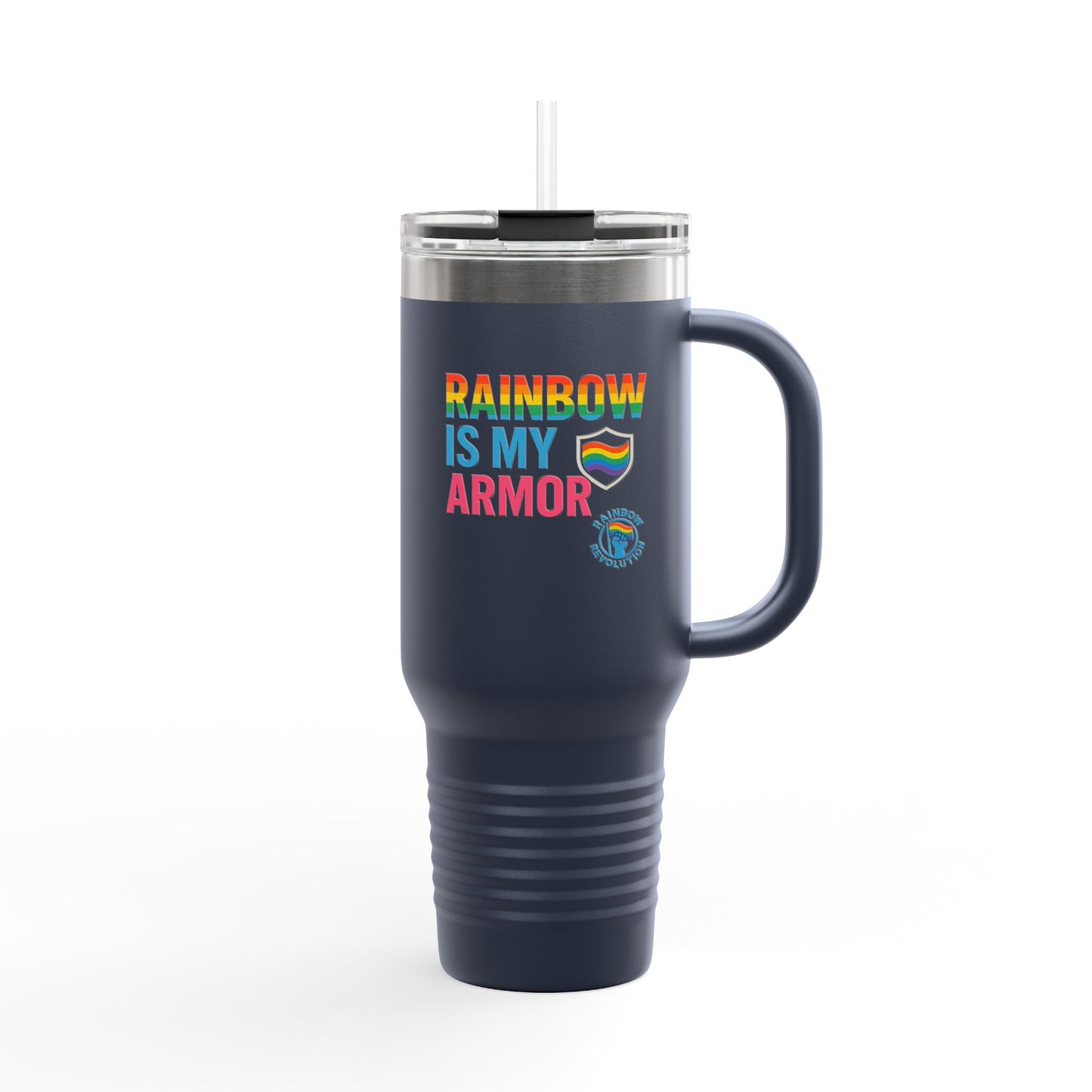 Vibrant Insulated Travel Mug, 40oz | Perfect for LGBTQ+ Pride Celebrations, Everyday Hydration, Gifts for Friends, Outdoor Adventures, [...]