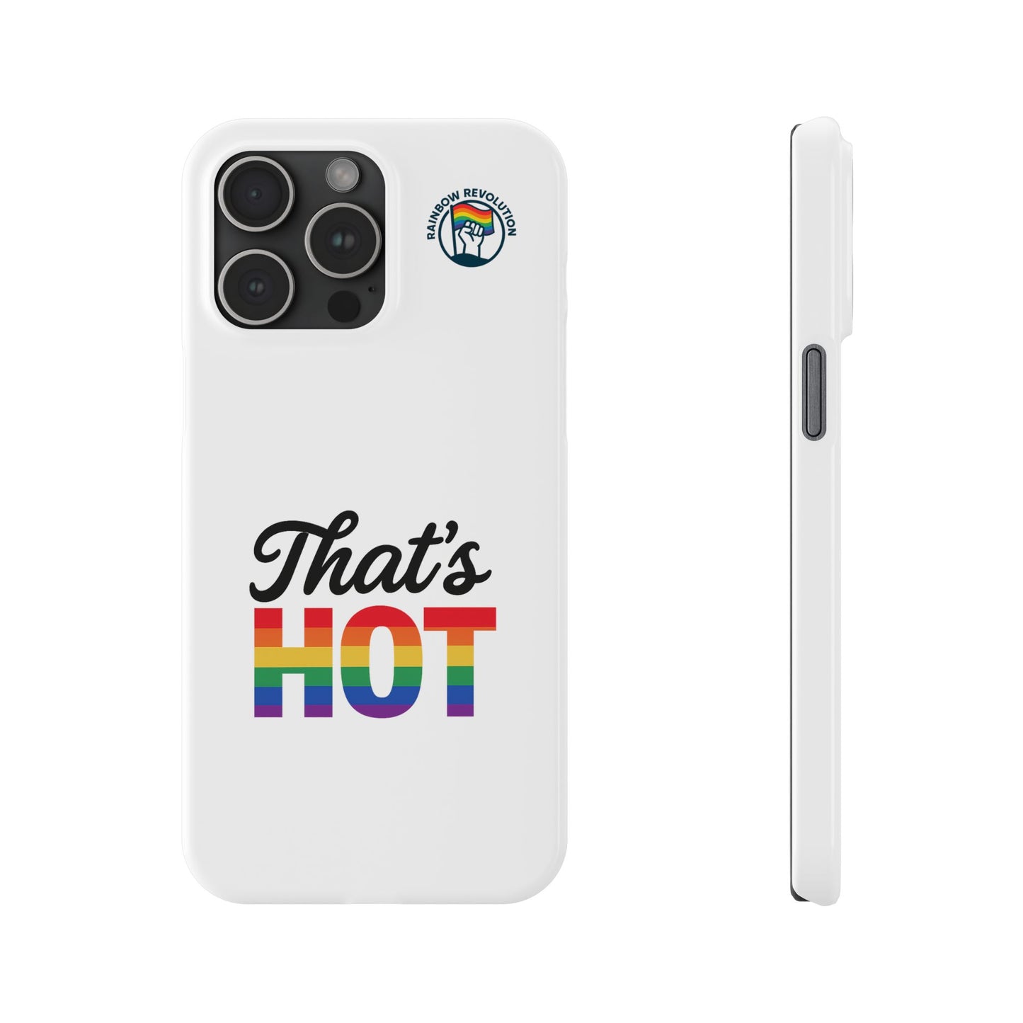 Rainbow Pride Slim Phone Cases | LGBTQ+ Accessories, Gifts for Friends, Trendy Phone Cover, Summer Vibes