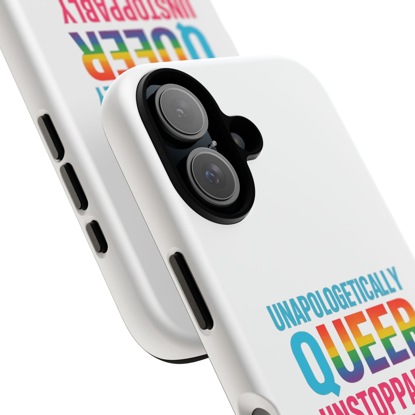 Pride Phone Case - Unapologetically Queer, LGBTQ+ Accessory, Colorful Phone Cover, Rainbow Gift, Queer Pride