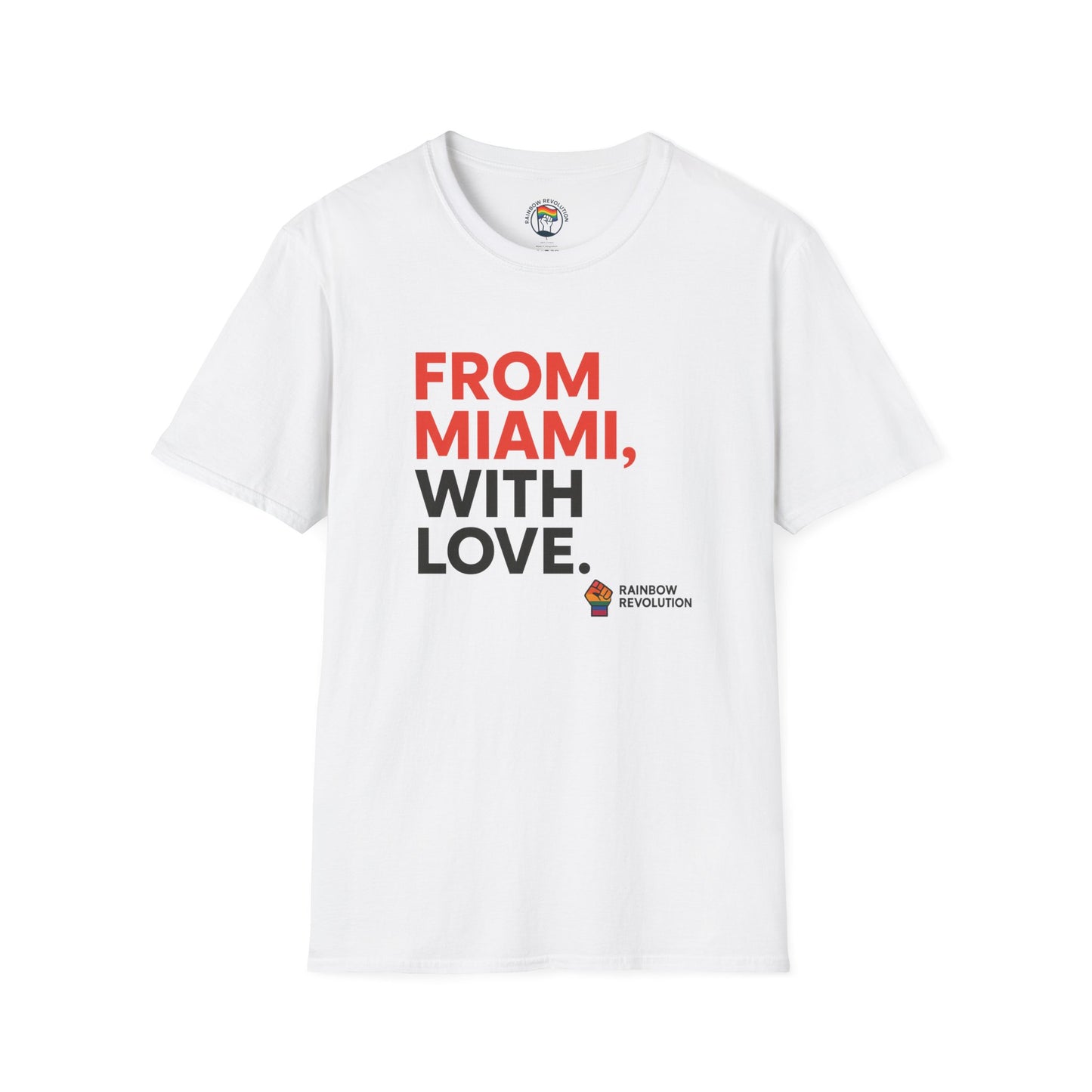 Miami Love Unisex T-Shirt, Casual Tee, Travel Souvenir, Gift for Him or Her, Statement Shirt, Summer Wear