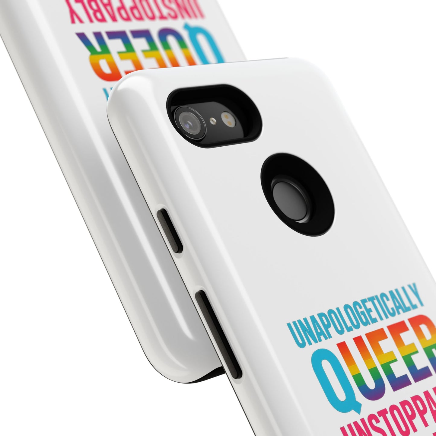 Pride Phone Case - Unapologetically Queer, LGBTQ+ Accessory, Colorful Phone Cover, Rainbow Gift, Queer Pride