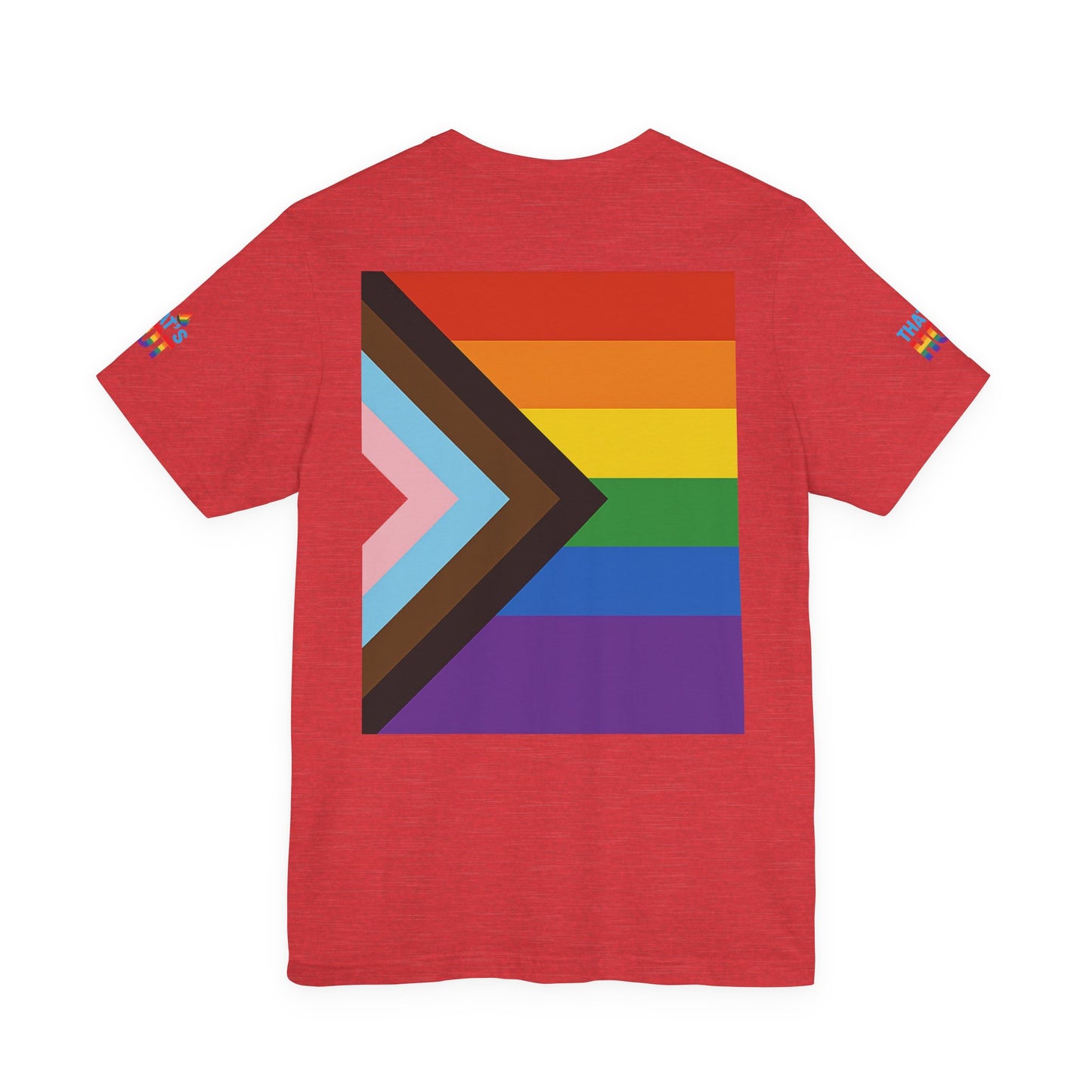 Pride Rainbow Tee, Unisex Short Sleeve Shirt, LGBTQ+ Apparel, Comfortable Summer Top, Celebratory Outfit, Gift for Allies