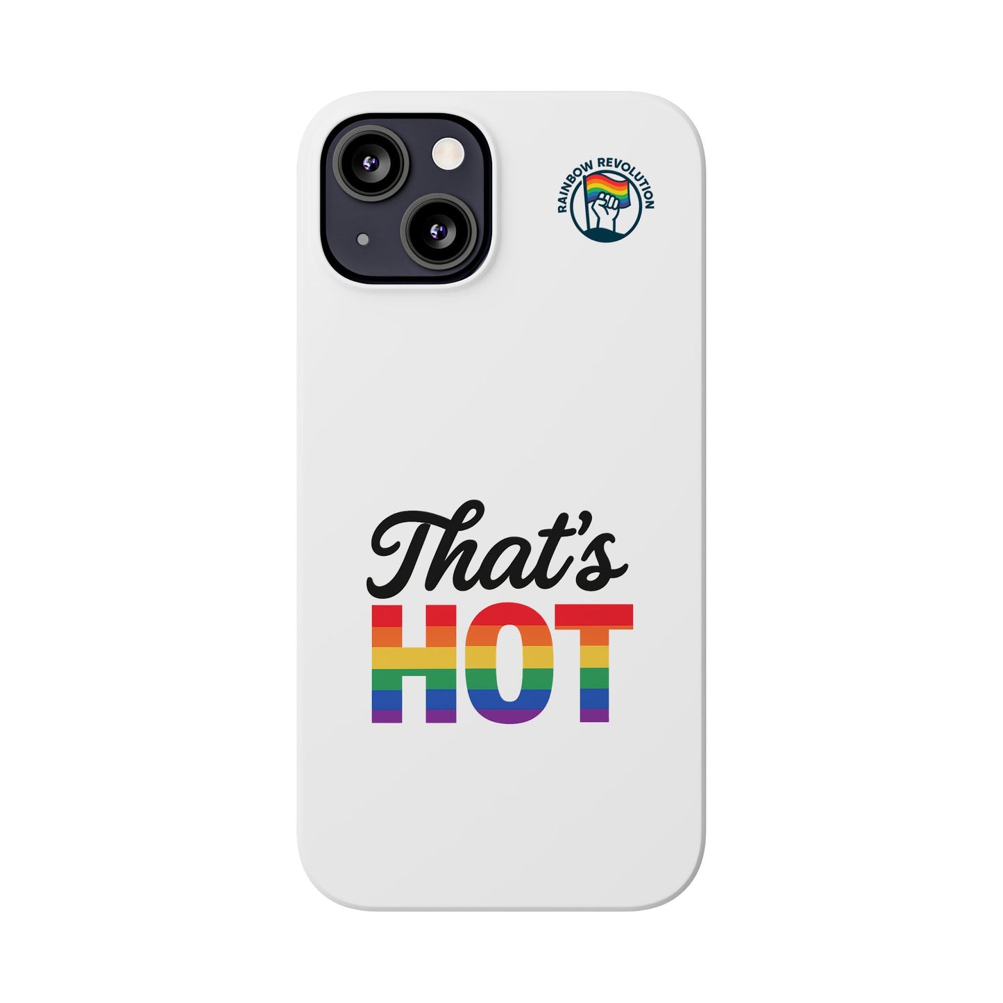 Rainbow Pride Slim Phone Cases | LGBTQ+ Accessories, Gifts for Friends, Trendy Phone Cover, Summer Vibes