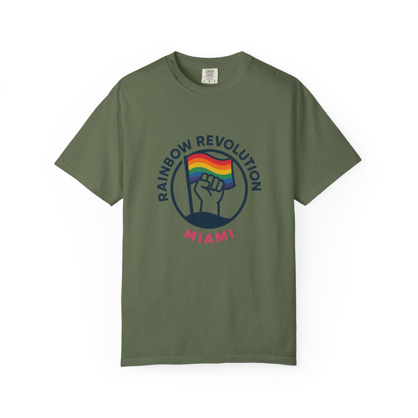 Unisex Rainbow Revolution T-shirt - Celebrate Pride, Summer Vibes, LGBTQ+ Support, Miami Love, Casual Wear