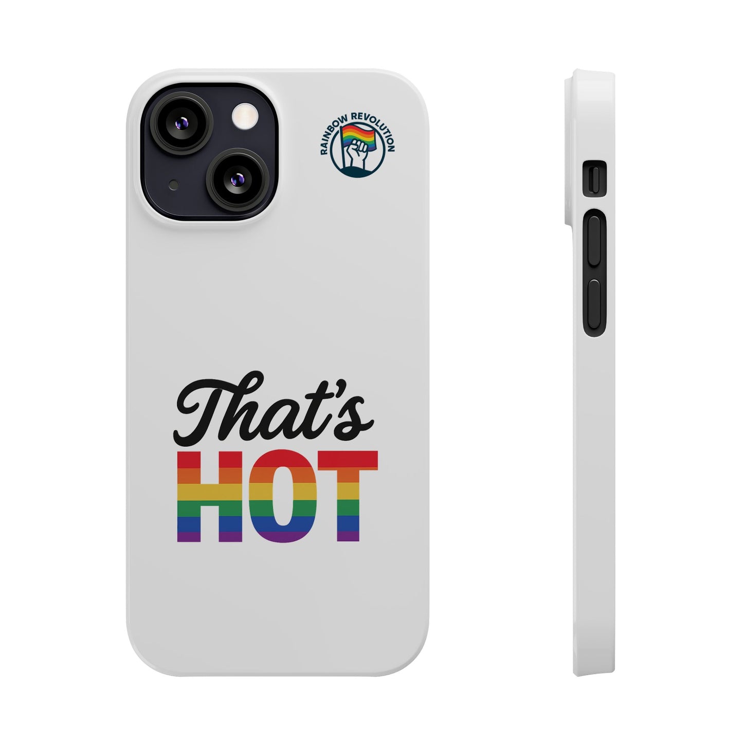Rainbow Pride Slim Phone Cases | LGBTQ+ Accessories, Gifts for Friends, Trendy Phone Cover, Summer Vibes
