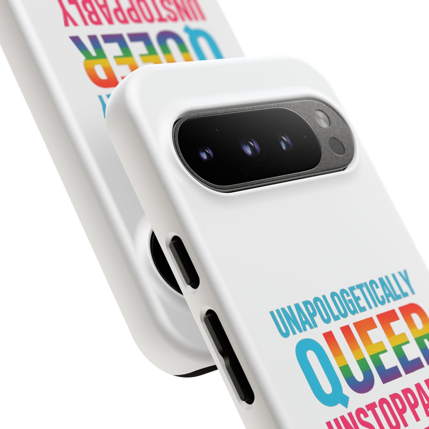 Pride Phone Case - Unapologetically Queer, LGBTQ+ Accessory, Colorful Phone Cover, Rainbow Gift, Queer Pride