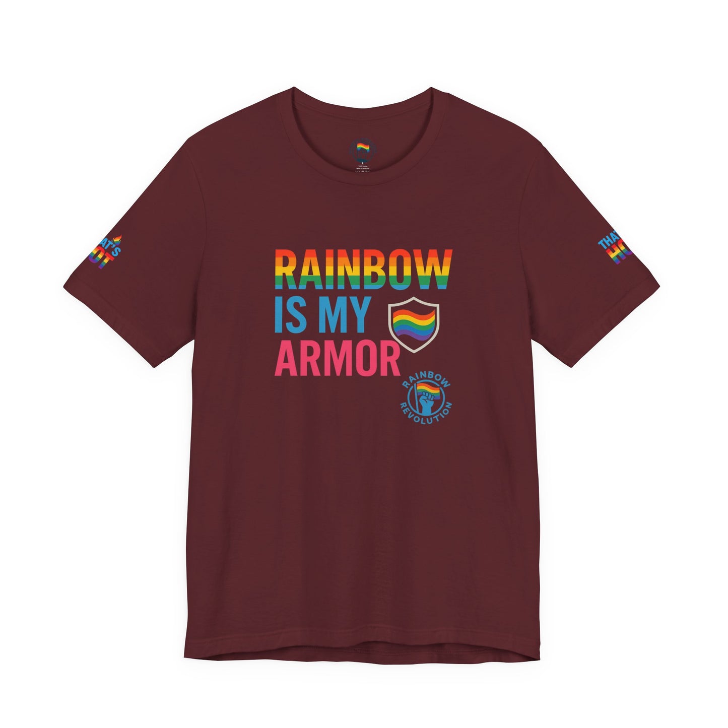 Pride Rainbow Tee, Unisex Short Sleeve Shirt, LGBTQ+ Apparel, Comfortable Summer Top, Celebratory Outfit, Gift for Allies
