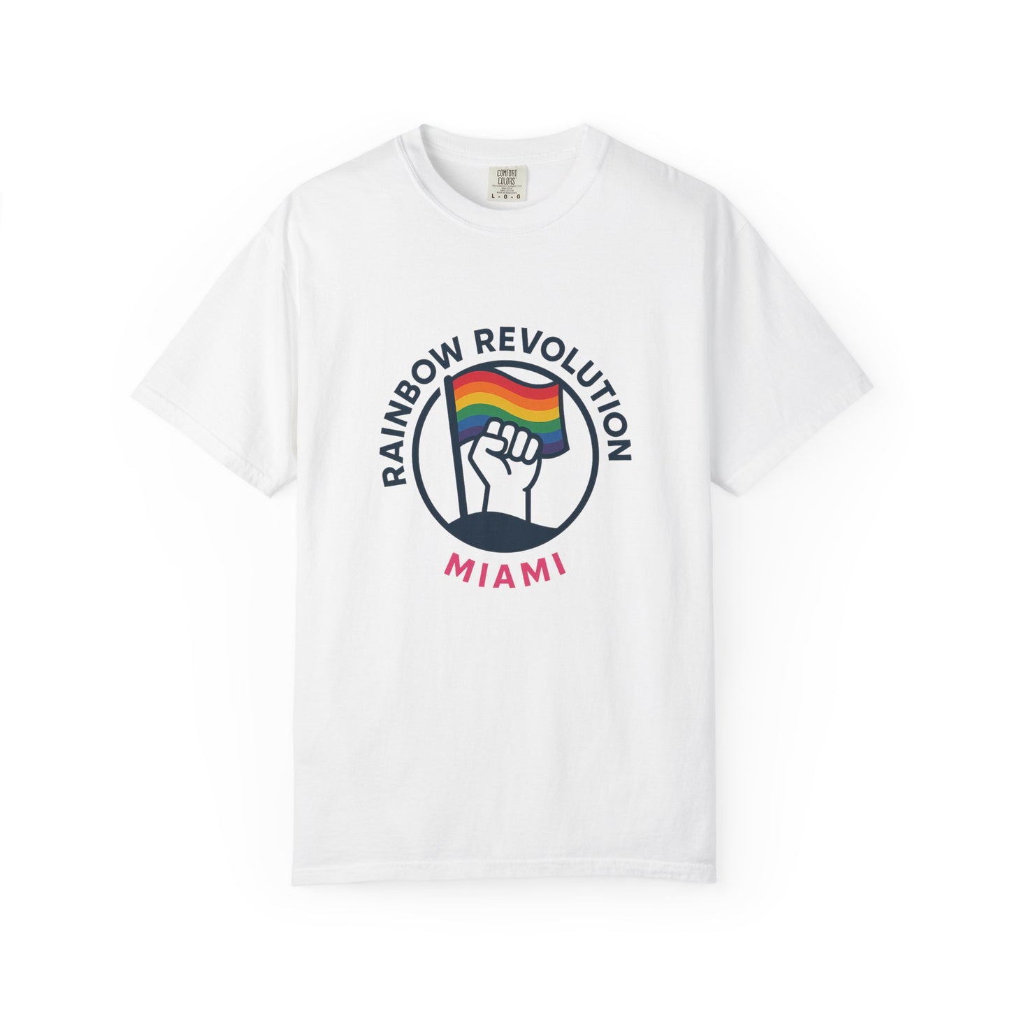Unisex Rainbow Revolution T-shirt - Celebrate Pride, Summer Vibes, LGBTQ+ Support, Miami Love, Casual Wear