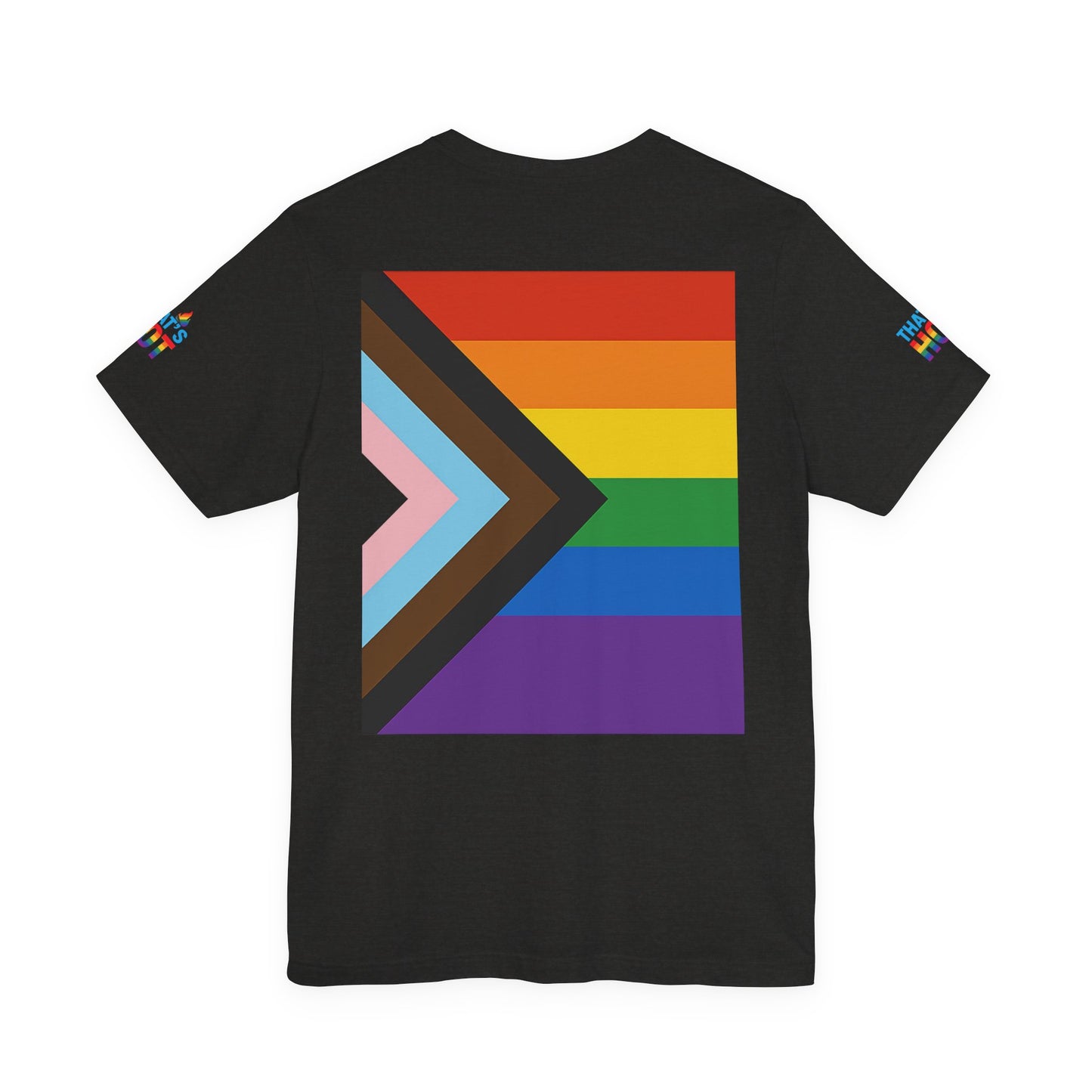 Pride Rainbow Tee, Unisex Short Sleeve Shirt, LGBTQ+ Apparel, Comfortable Summer Top, Celebratory Outfit, Gift for Allies