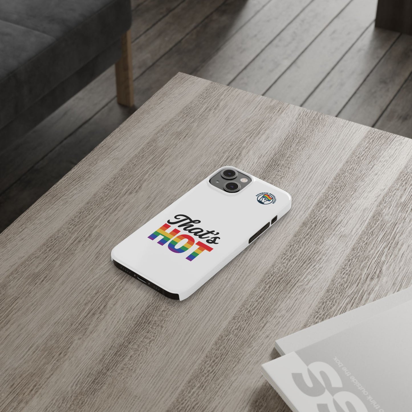Rainbow Pride Slim Phone Cases | LGBTQ+ Accessories, Gifts for Friends, Trendy Phone Cover, Summer Vibes