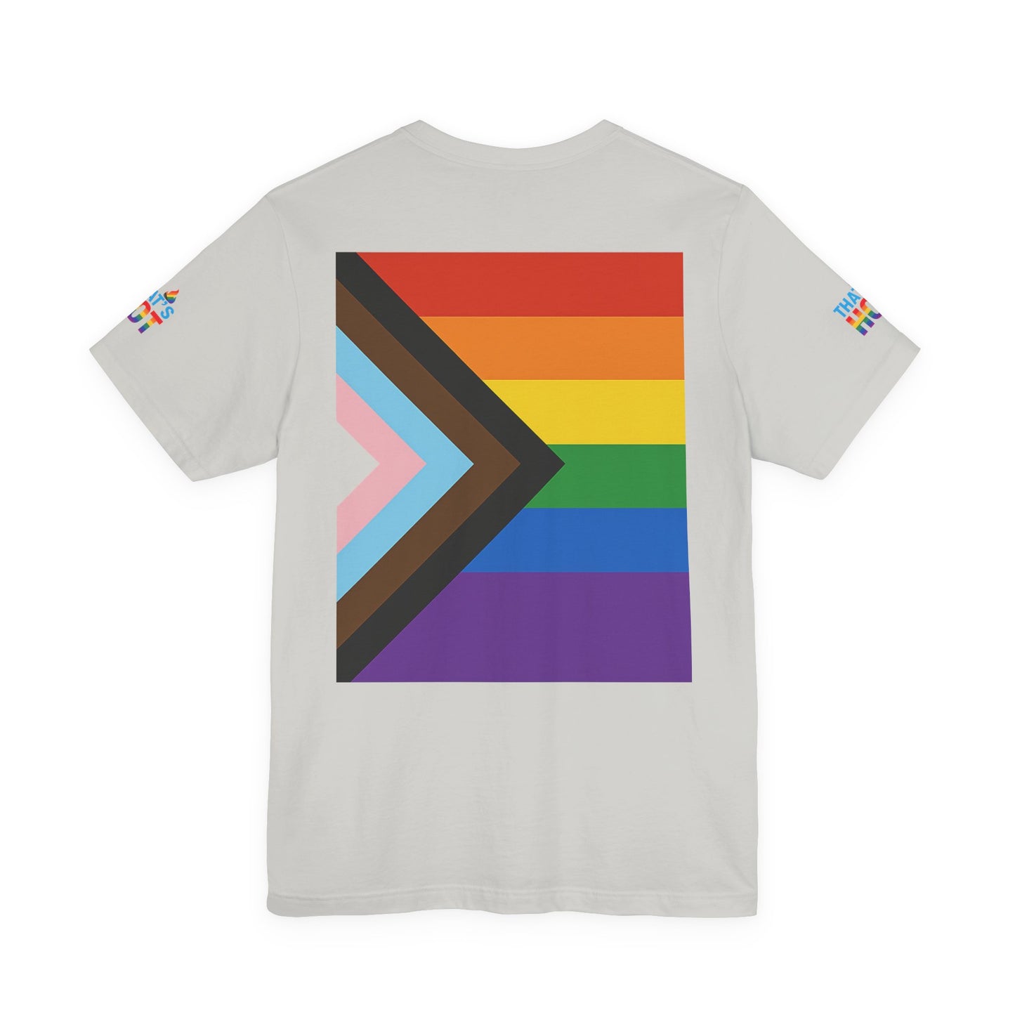 Pride Rainbow Tee, Unisex Short Sleeve Shirt, LGBTQ+ Apparel, Comfortable Summer Top, Celebratory Outfit, Gift for Allies
