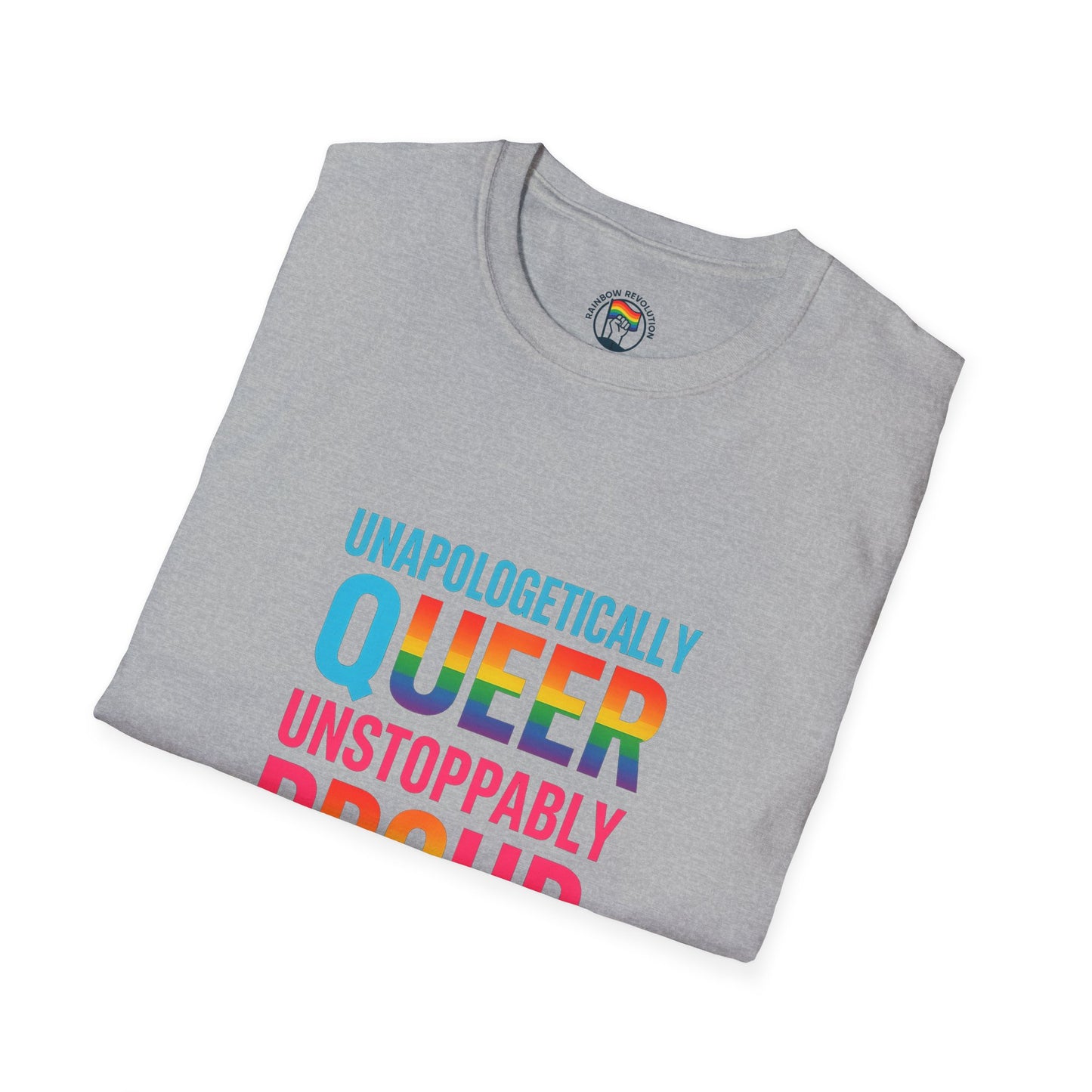 Unisex Pride T-Shirt - Unapologetically Queer Unstoppably Proud, LGBTQ+ Apparel, LGBTQ Pride Shirt, Gay Pride Tee, Rainbow Shirt, Gift [...]