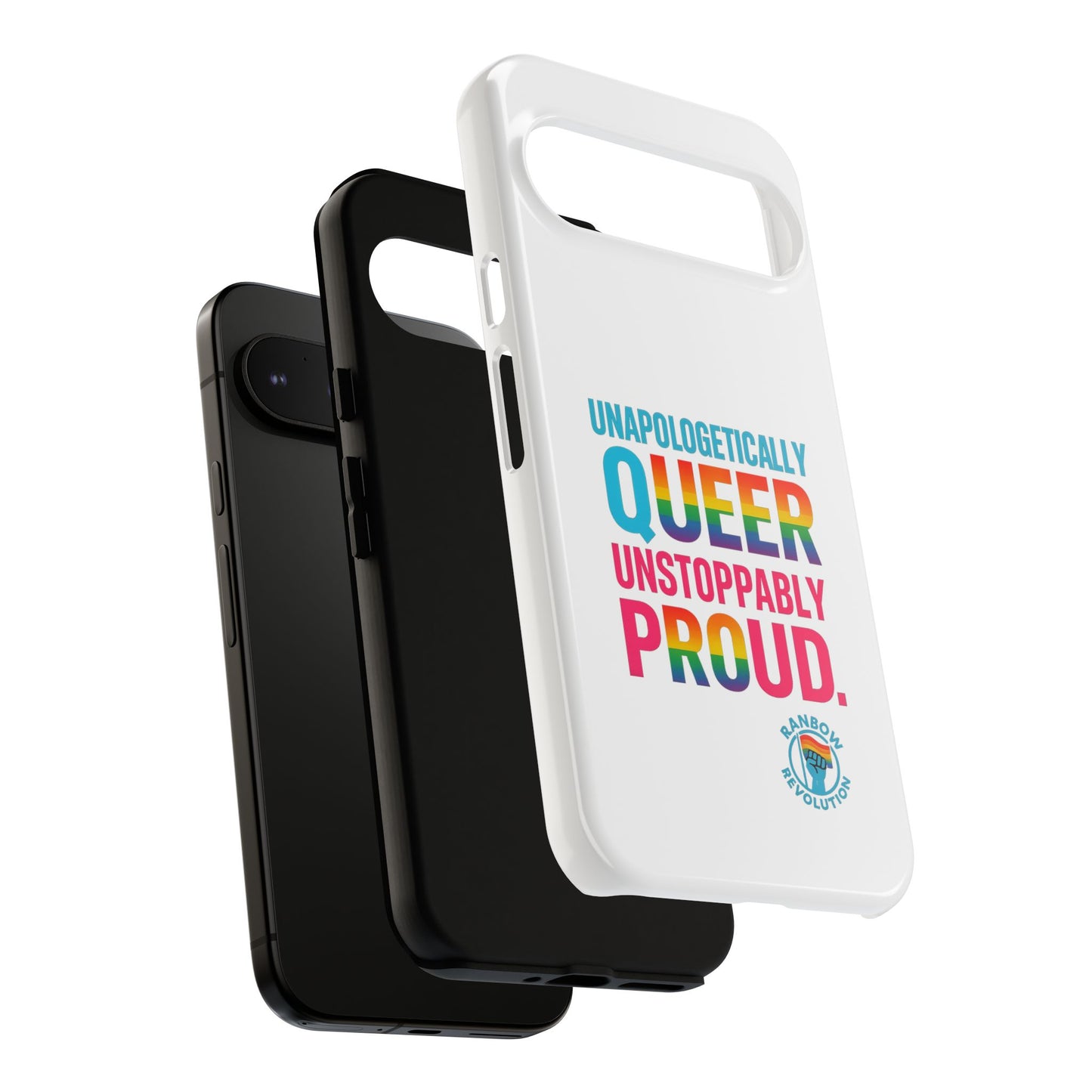 Pride Phone Case - Unapologetically Queer, LGBTQ+ Accessory, Colorful Phone Cover, Rainbow Gift, Queer Pride