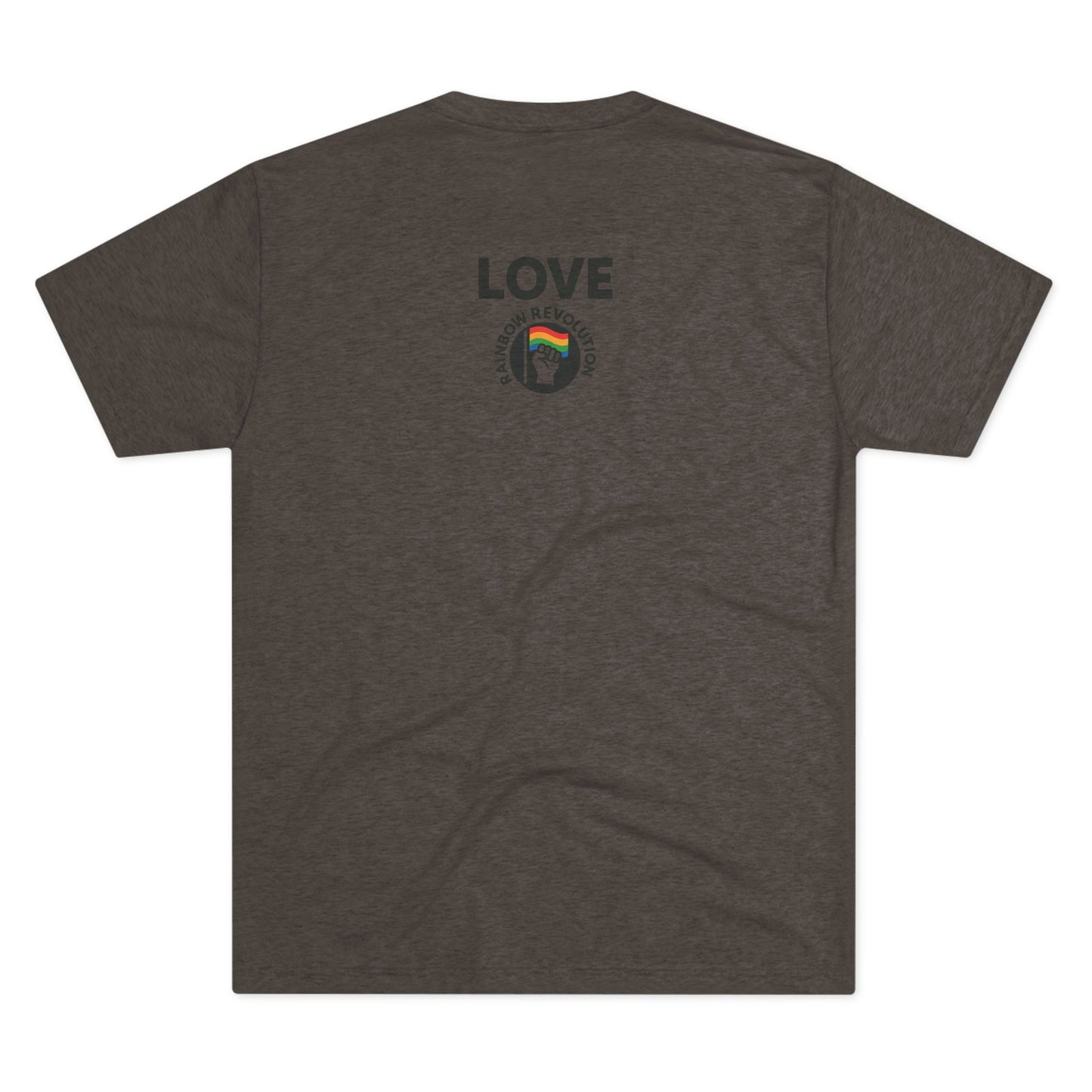 Pride Unisex Tee with Love Design - LGBTQ+ Celebration Shirt, Affirmation Apparel, Support Shirt, Gift for Allies, Festival Wear