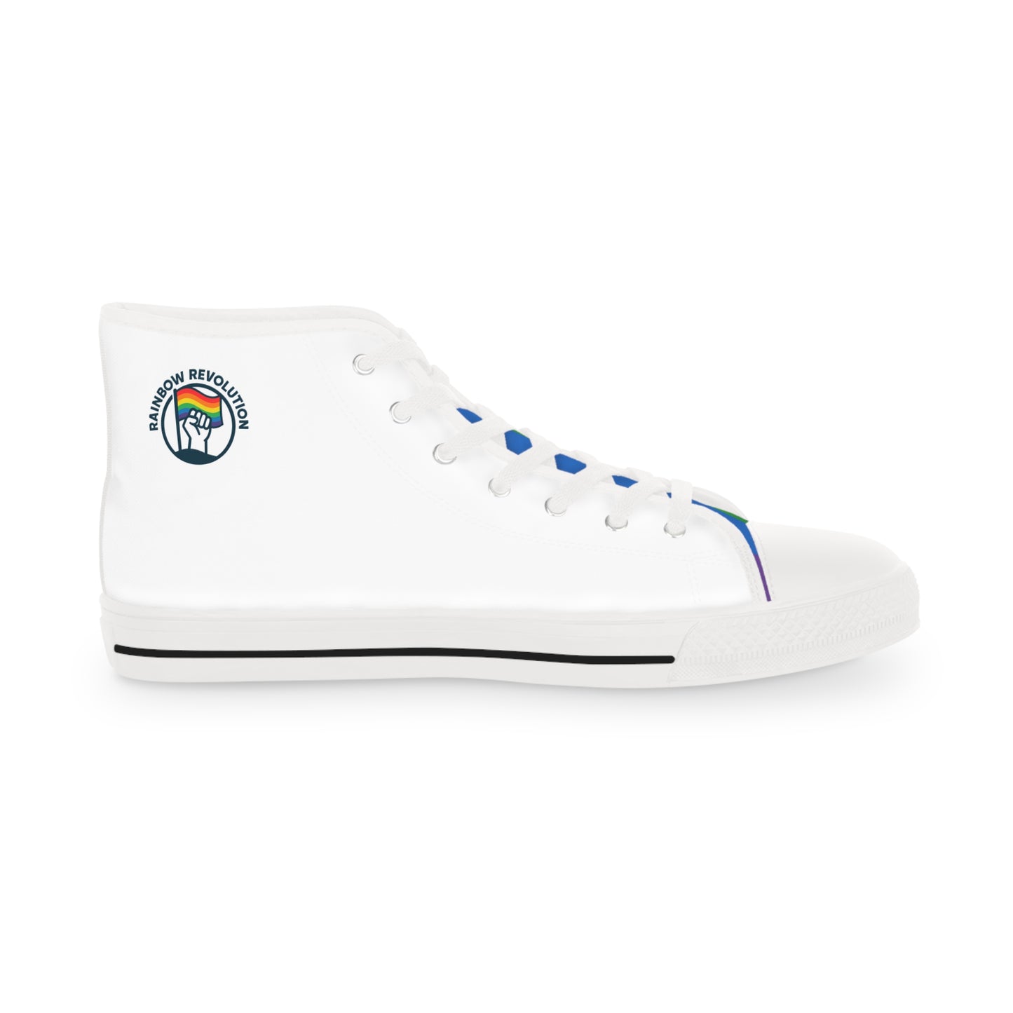 Colorful Love High Top Sneakers | Casual Streetwear, Unisex Fashion, Perfect for Summer Outings, Music Festivals, and Gifts - LOVE
