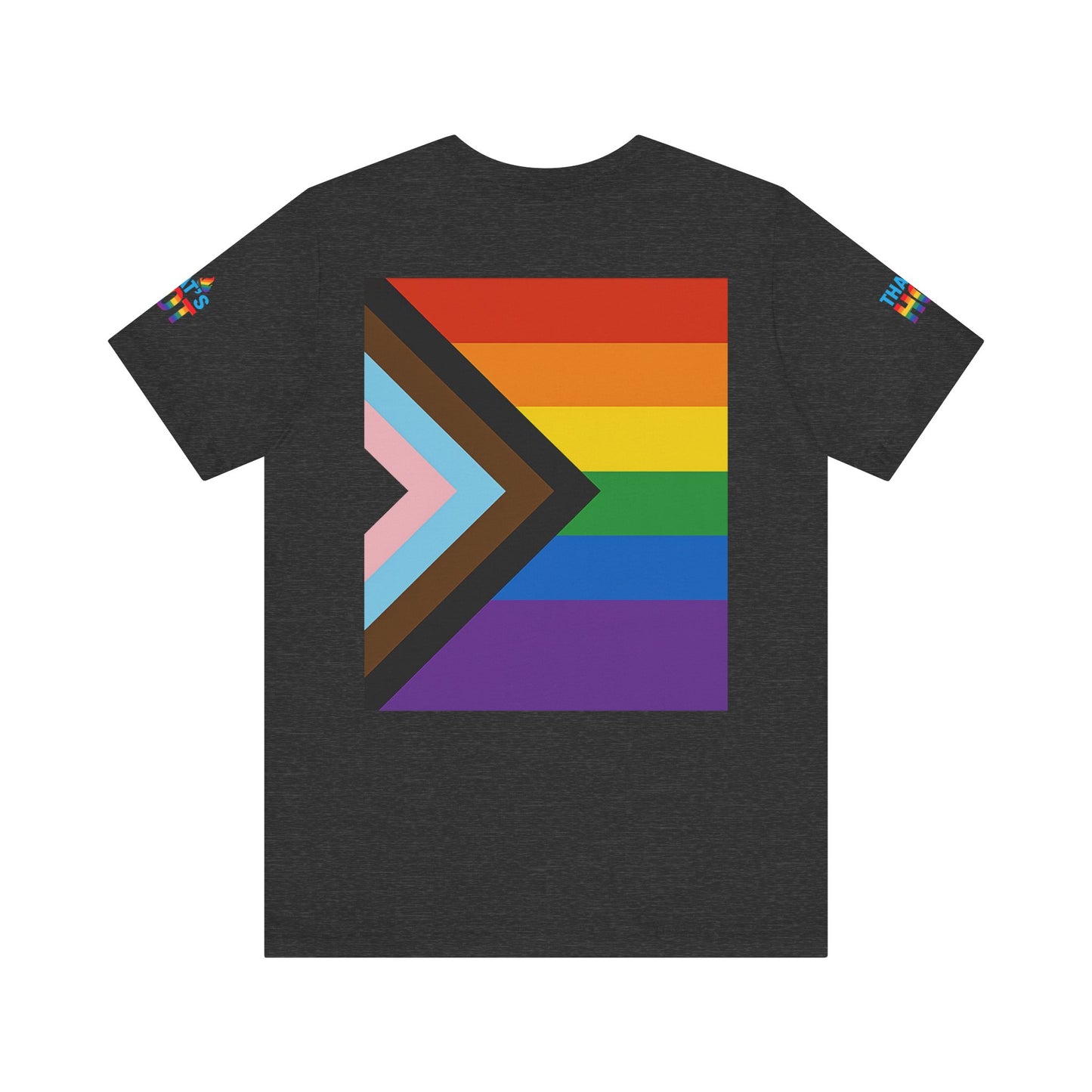 Pride Rainbow Tee, Unisex Short Sleeve Shirt, LGBTQ+ Apparel, Comfortable Summer Top, Celebratory Outfit, Gift for Allies