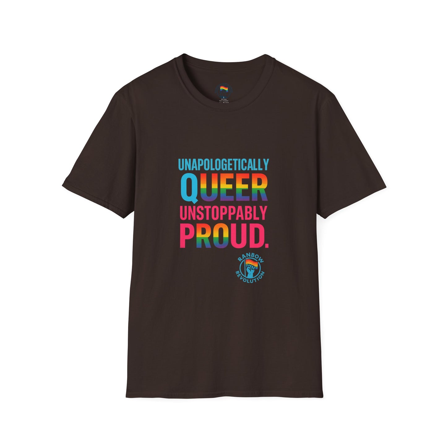 Unisex Pride T-Shirt - Unapologetically Queer Unstoppably Proud, LGBTQ+ Apparel, LGBTQ Pride Shirt, Gay Pride Tee, Rainbow Shirt, Gift [...]
