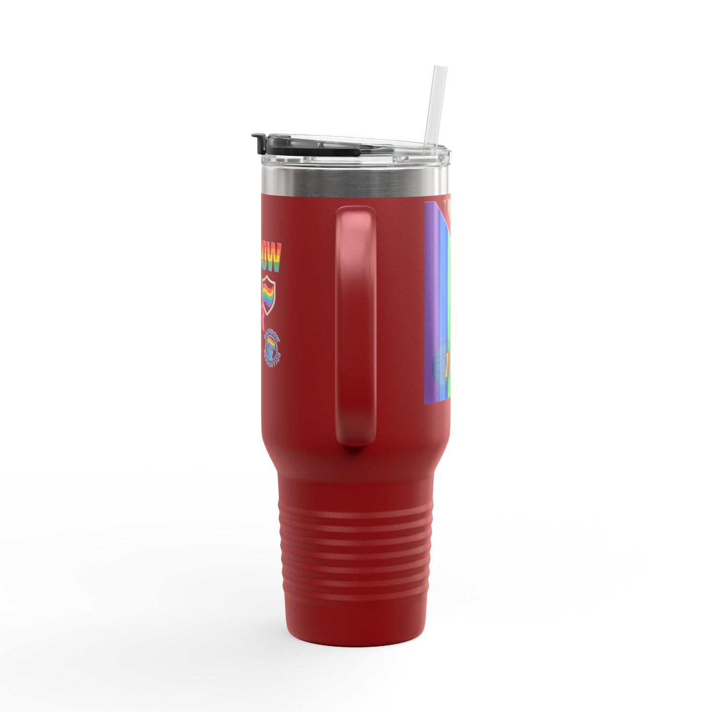 Vibrant Insulated Travel Mug, 40oz | Perfect for LGBTQ+ Pride Celebrations, Everyday Hydration, Gifts for Friends, Outdoor Adventures, [...]