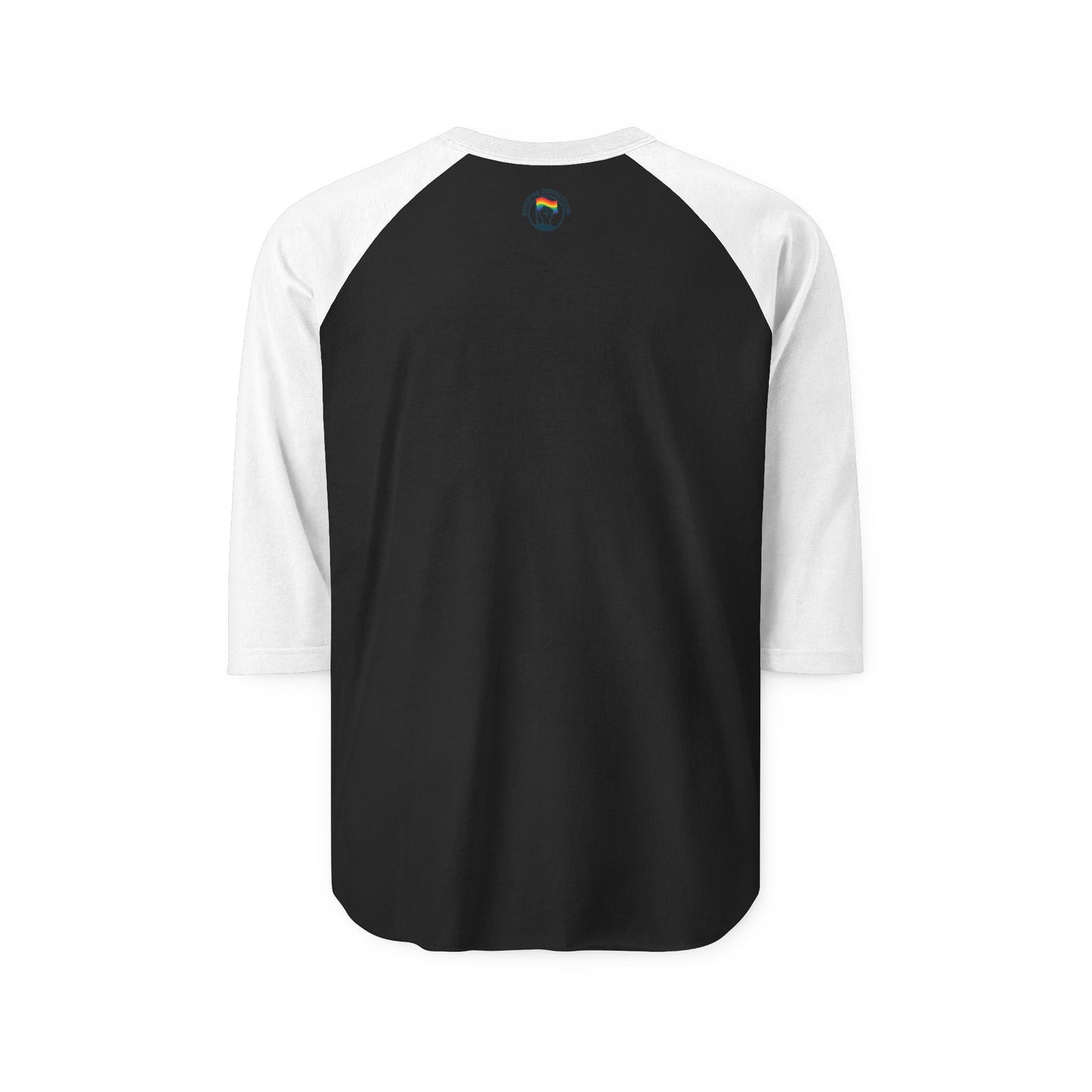 Rainbow Revolution Unisex Raglan Tee, Retro Gay Pride Shirt, Summer Festival Wear, Perfect for LGBTQ+ Celebrations