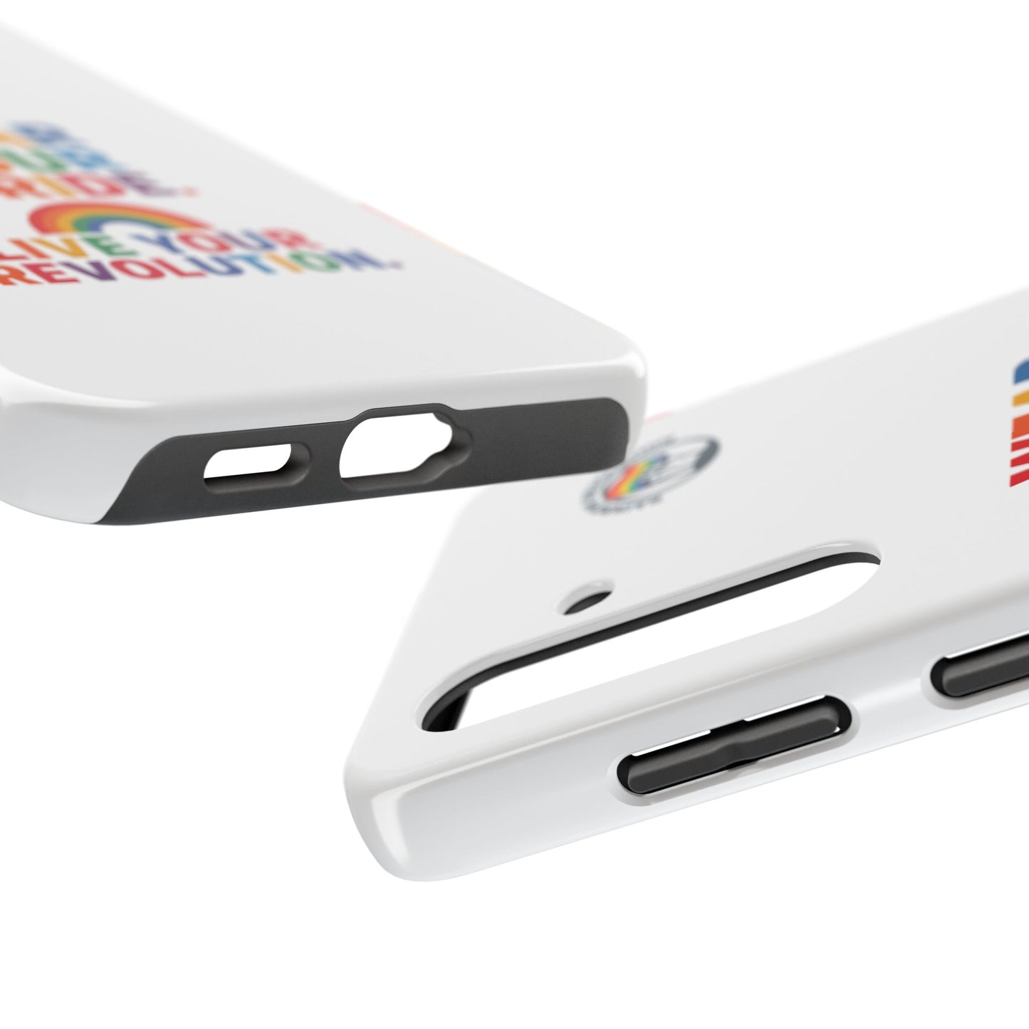 Pride Phone Cases - Wear Your Pride, Live Your Revolution - LGBTQ+ Accessories, Colorful Cases, Gift for Pride Month, Support Equality