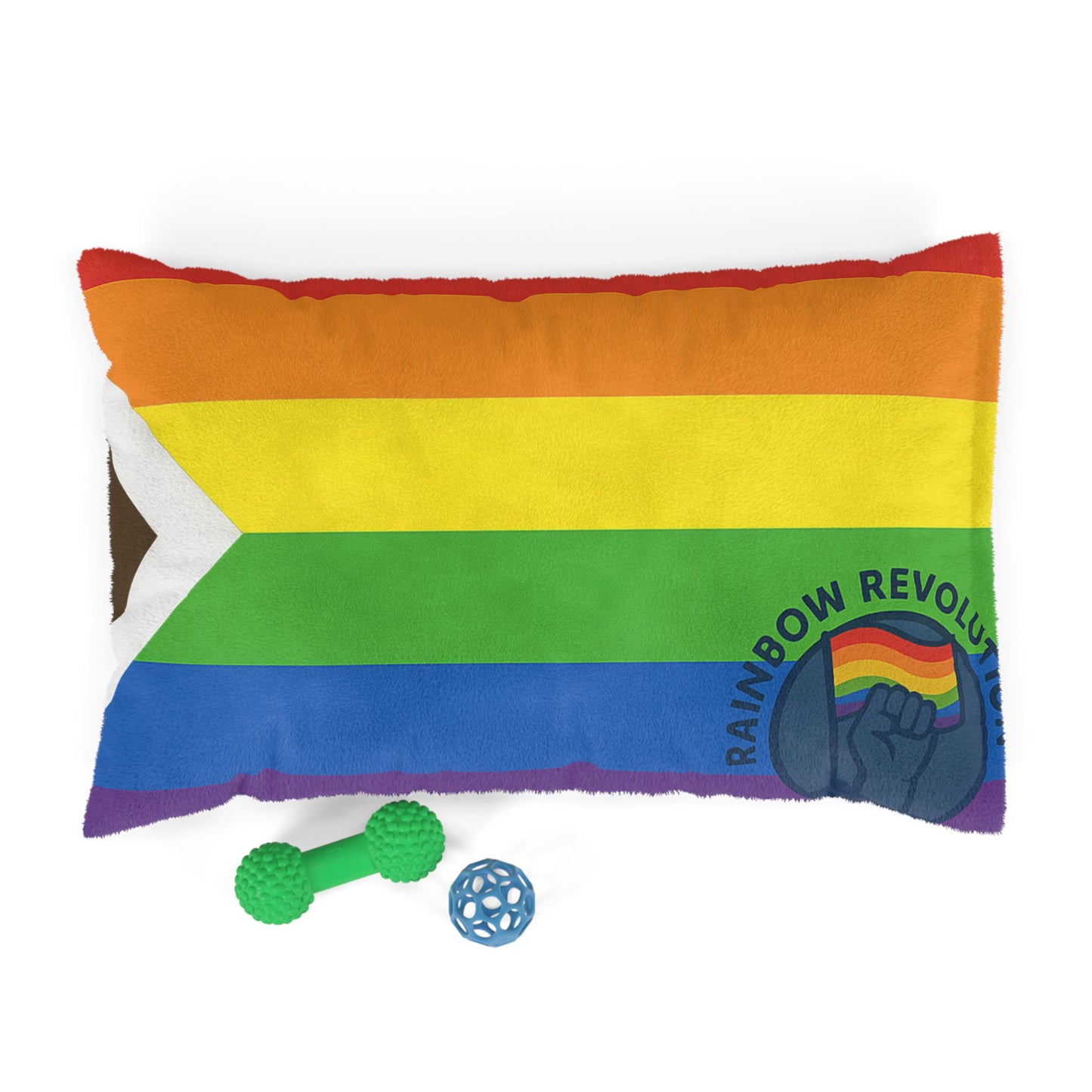 Rainbow Revolution Pet Bed, LGBTQ+ Pride Dog Bed, Colorful Pet Cushion, Pride-Themed Pet Supplies, Cozy Dog Pillow, Eco-Friendly Pet [...]