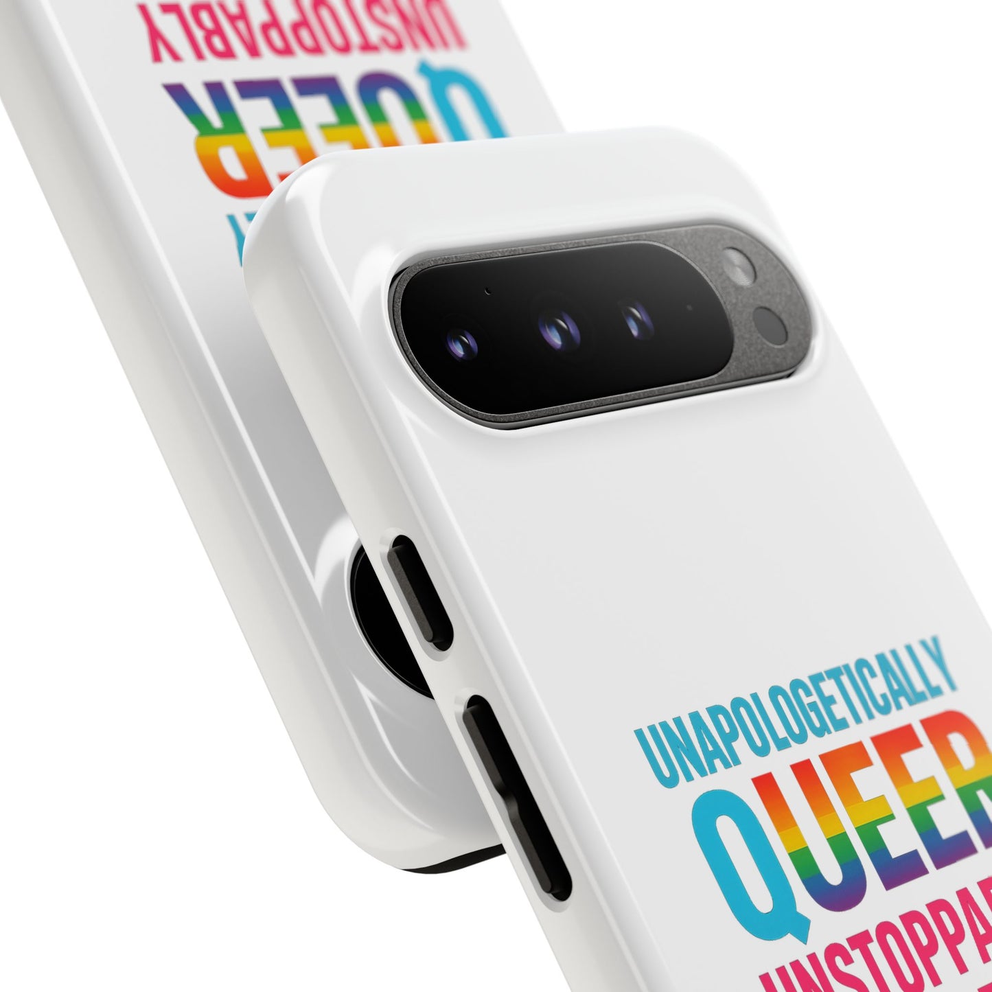 Pride Phone Case - Unapologetically Queer, LGBTQ+ Accessory, Colorful Phone Cover, Rainbow Gift, Queer Pride
