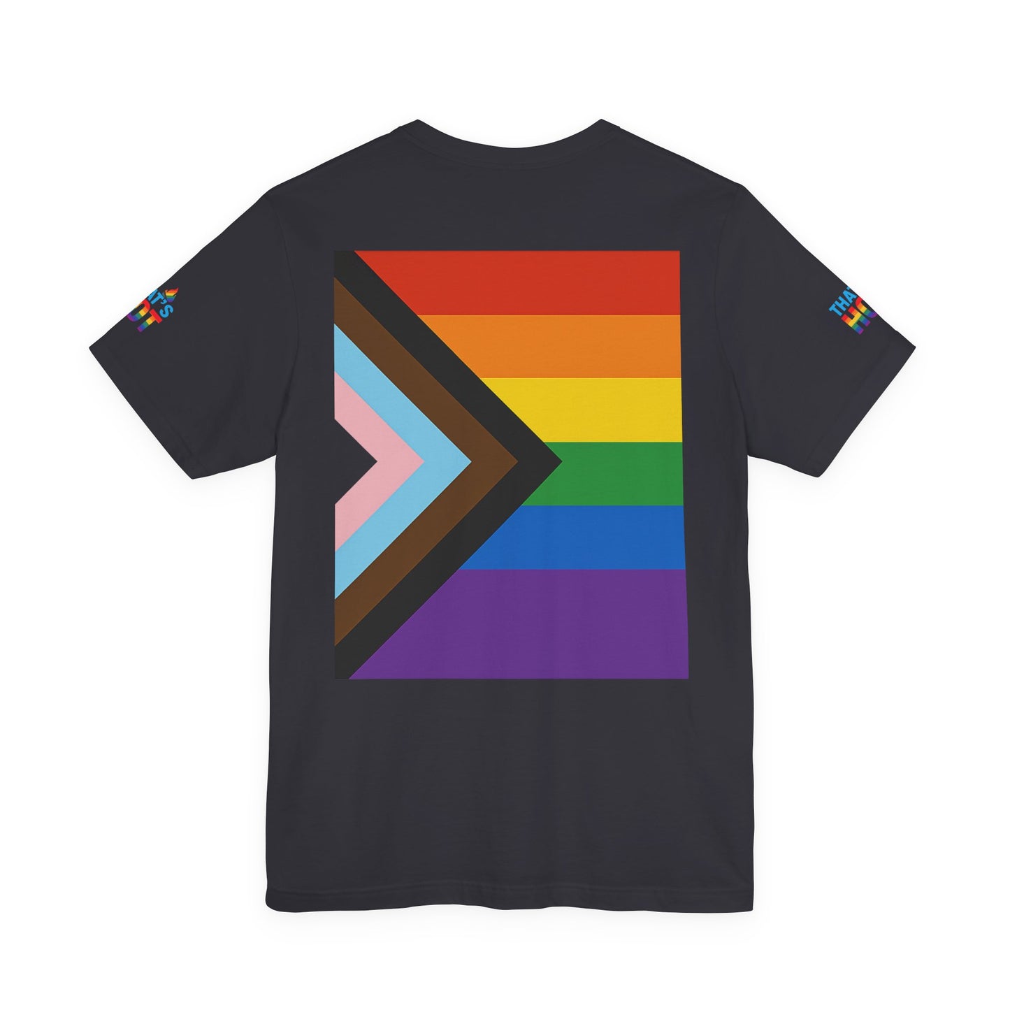 Pride Rainbow Tee, Unisex Short Sleeve Shirt, LGBTQ+ Apparel, Comfortable Summer Top, Celebratory Outfit, Gift for Allies