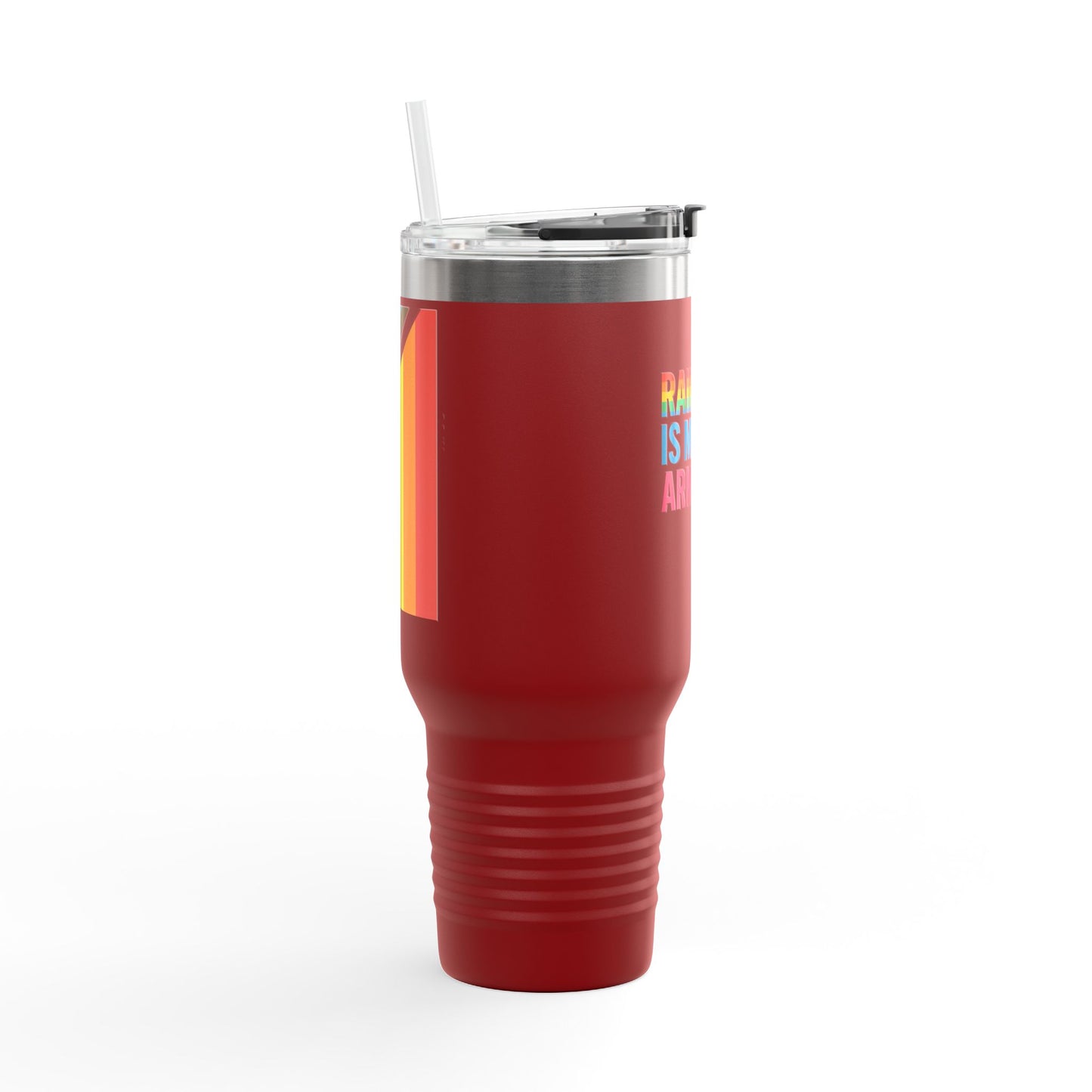 Vibrant Insulated Travel Mug, 40oz | Perfect for LGBTQ+ Pride Celebrations, Everyday Hydration, Gifts for Friends, Outdoor Adventures, [...]