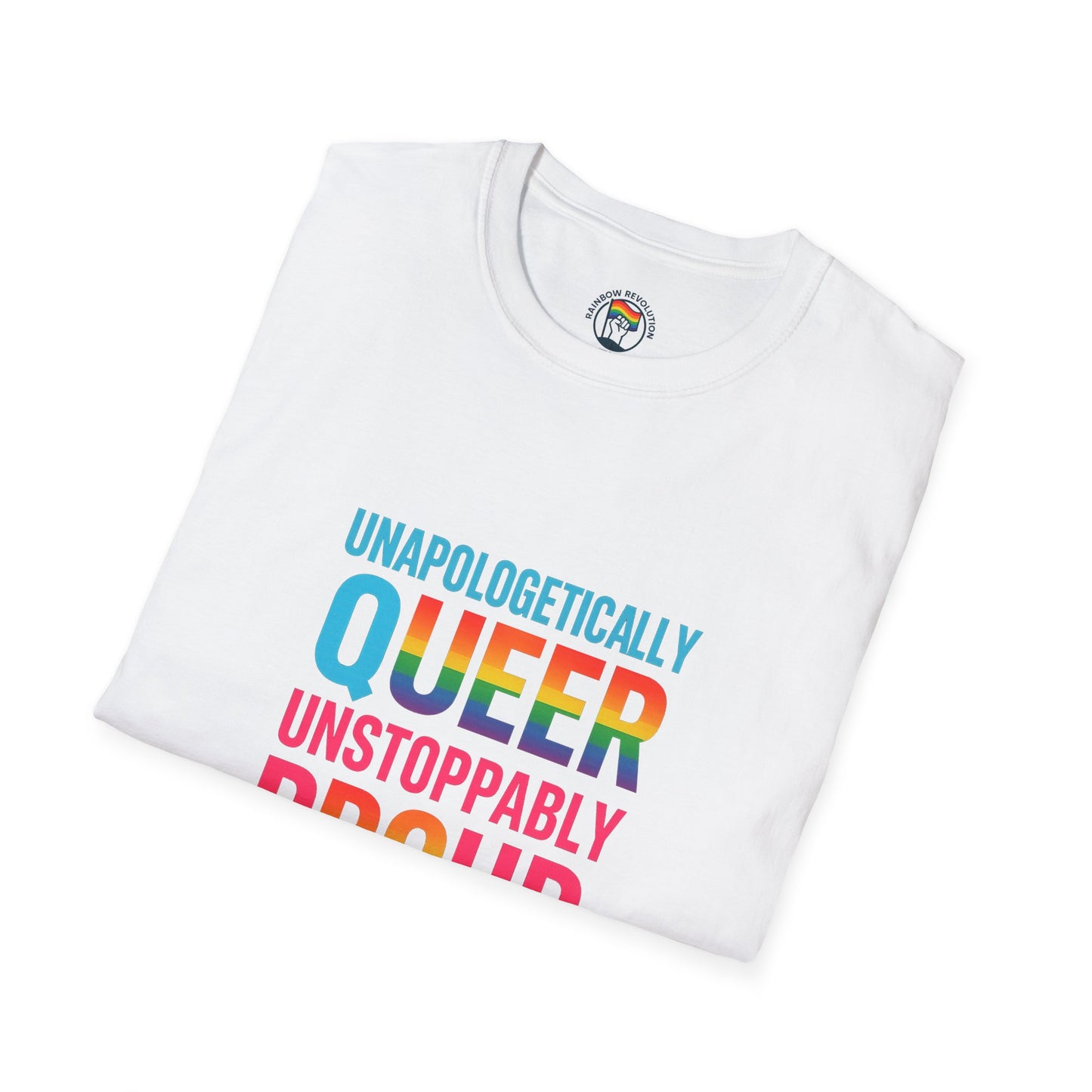 Unisex Pride T-Shirt - Unapologetically Queer Unstoppably Proud, LGBTQ+ Apparel, LGBTQ Pride Shirt, Gay Pride Tee, Rainbow Shirt, Gift [...]