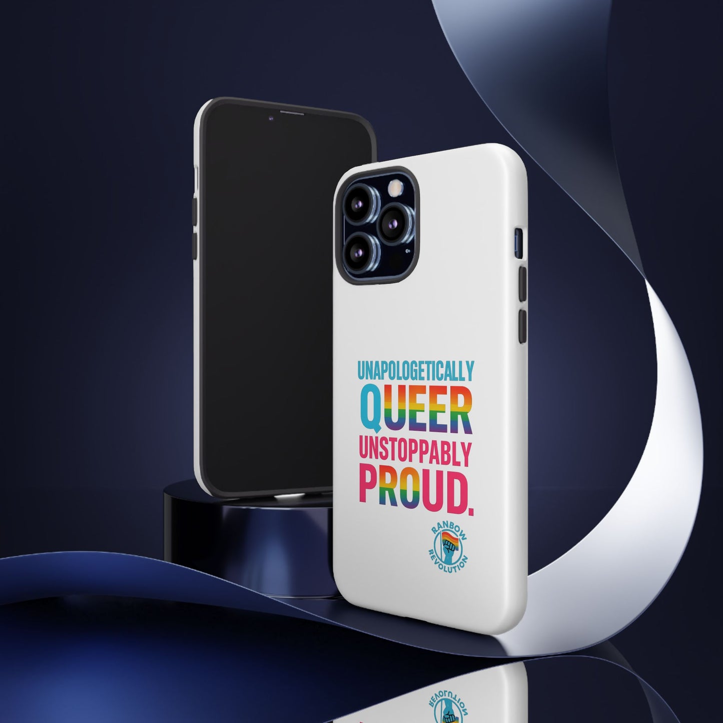 Pride Phone Case - Unapologetically Queer, LGBTQ+ Accessory, Colorful Phone Cover, Rainbow Gift, Queer Pride