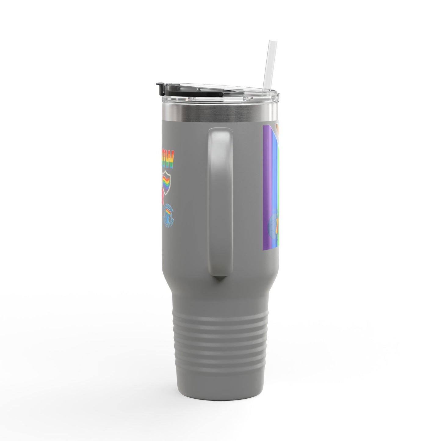 Vibrant Insulated Travel Mug, 40oz | Perfect for LGBTQ+ Pride Celebrations, Everyday Hydration, Gifts for Friends, Outdoor Adventures, [...]
