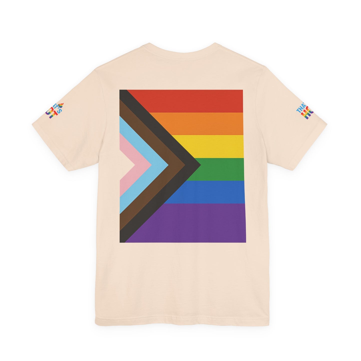 Pride Rainbow Tee, Unisex Short Sleeve Shirt, LGBTQ+ Apparel, Comfortable Summer Top, Celebratory Outfit, Gift for Allies