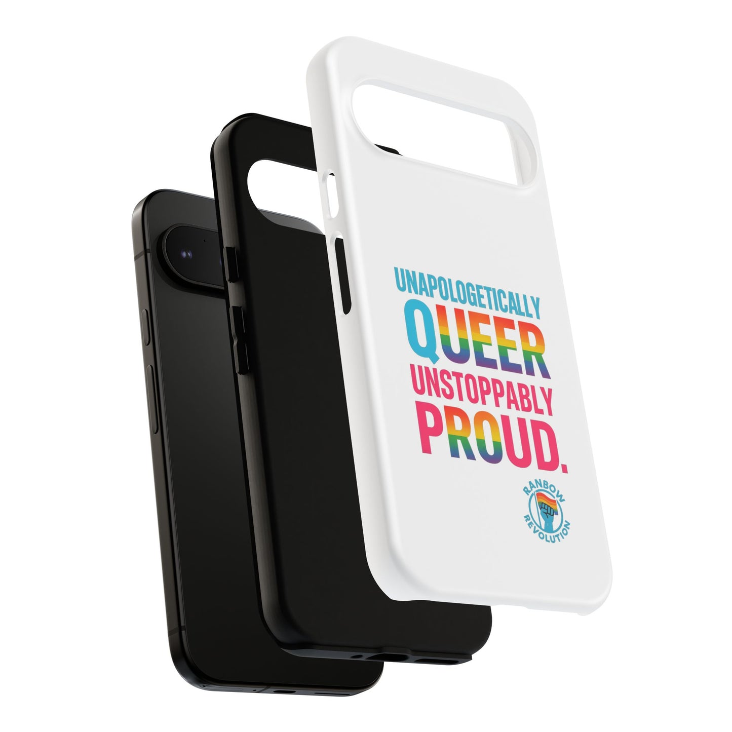 Pride Phone Case - Unapologetically Queer, LGBTQ+ Accessory, Colorful Phone Cover, Rainbow Gift, Queer Pride